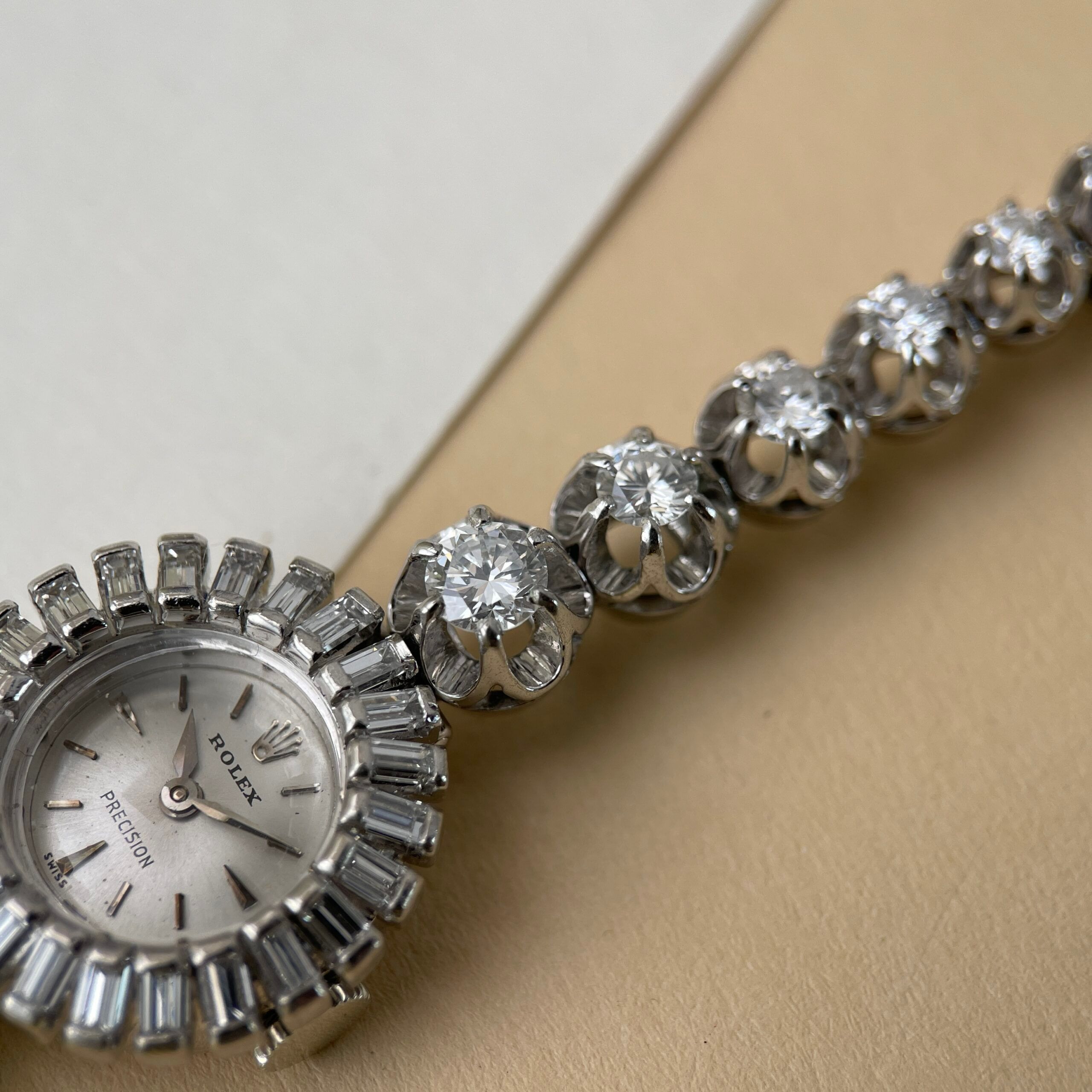 Rolex / Carl Bucherer Diamond White Gold Cocktail Watch, photo 8 of 16