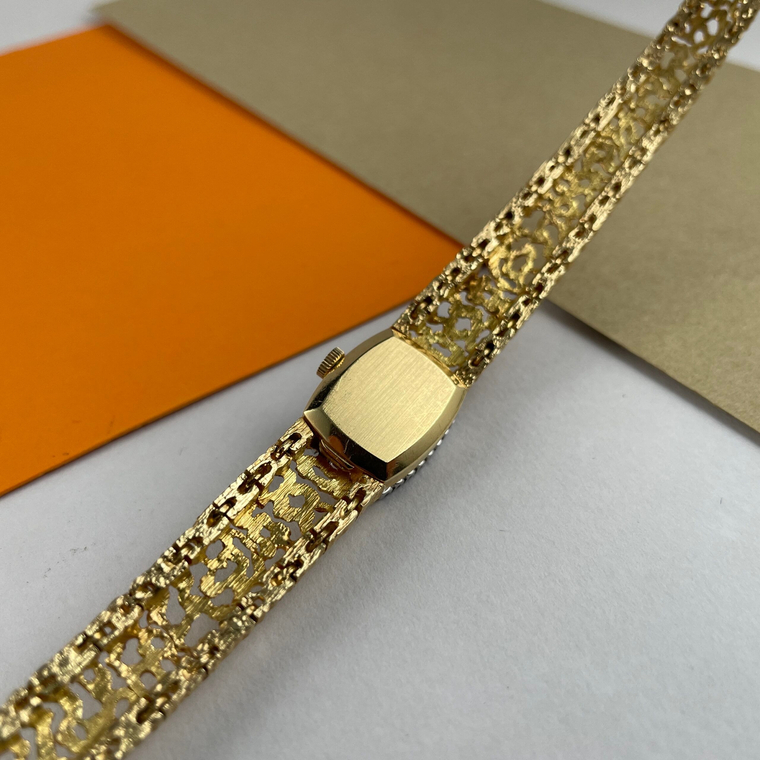 Omega Classic Mailles d’Or Gilbert Albert Diamond Cocktail Watch ‘Naturalistic’, photo 10 of 14