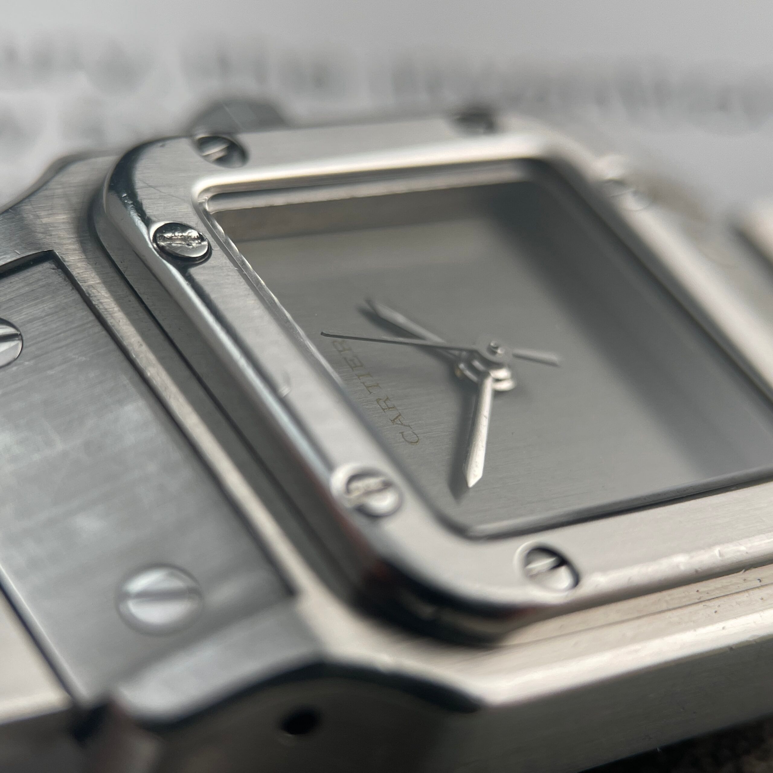 Cartier Santos Grey ‘Slate’ Dial, photo 5 of 14