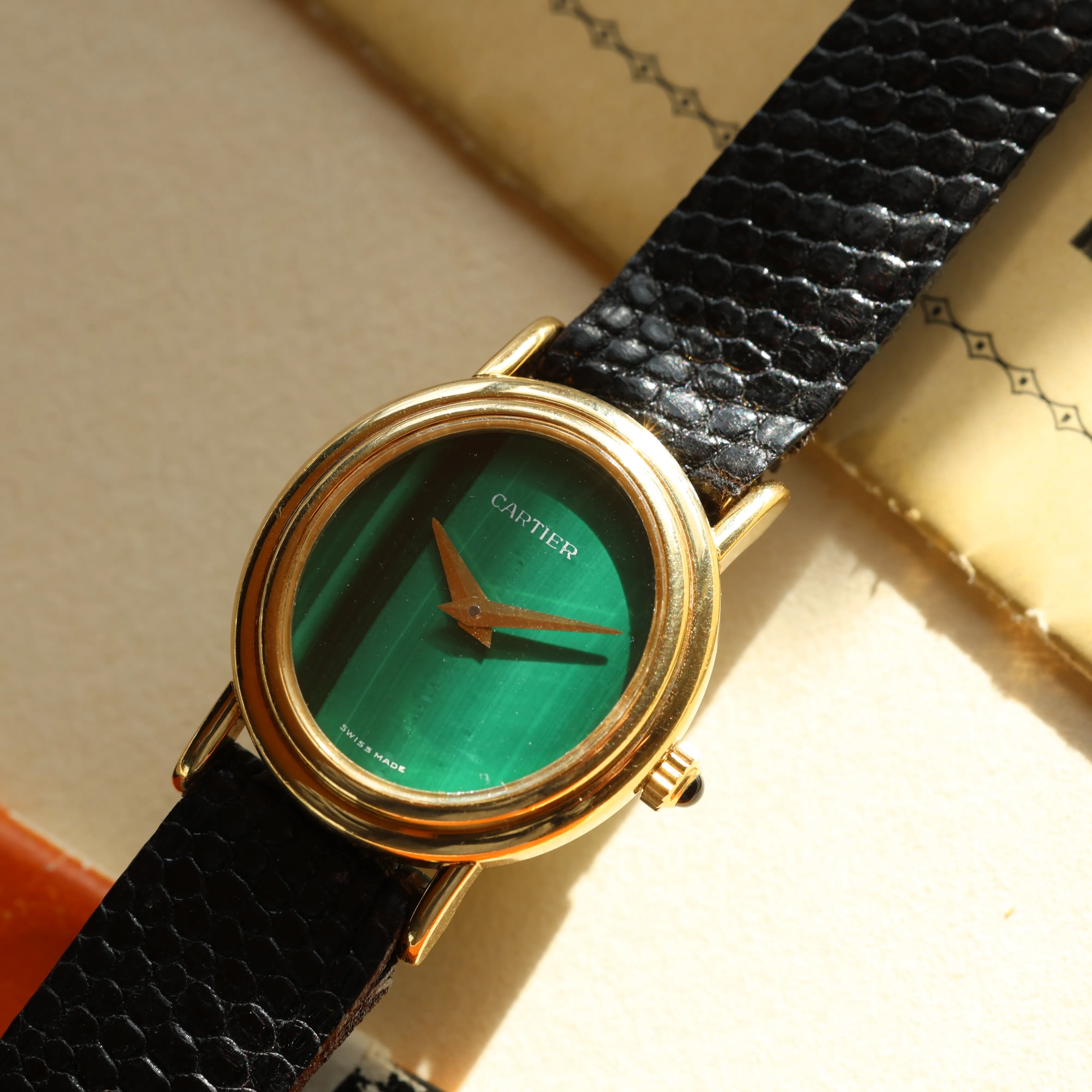 Corum for Cartier Malachite