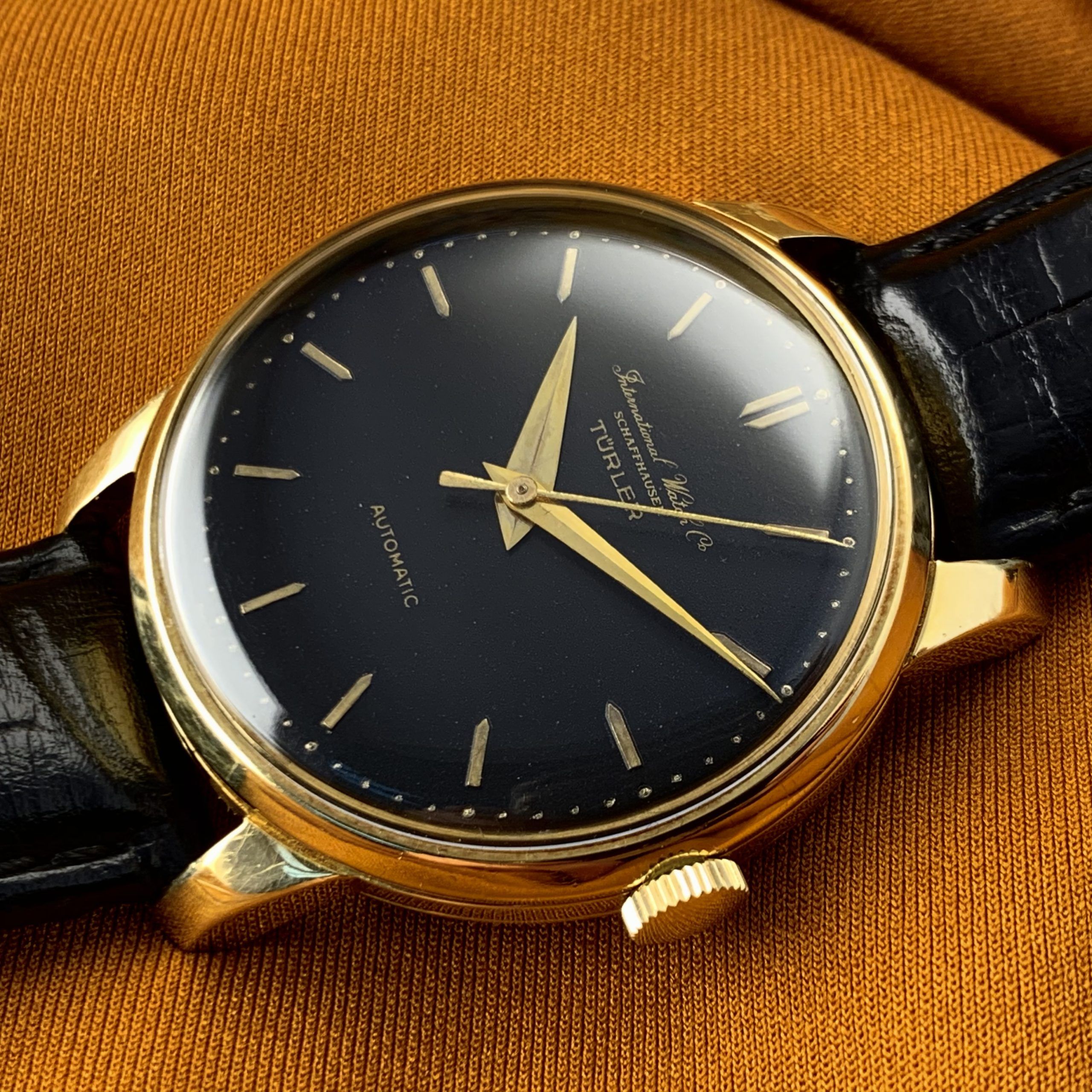IWC Türler Black Gilt Dial, photo 5 of 14