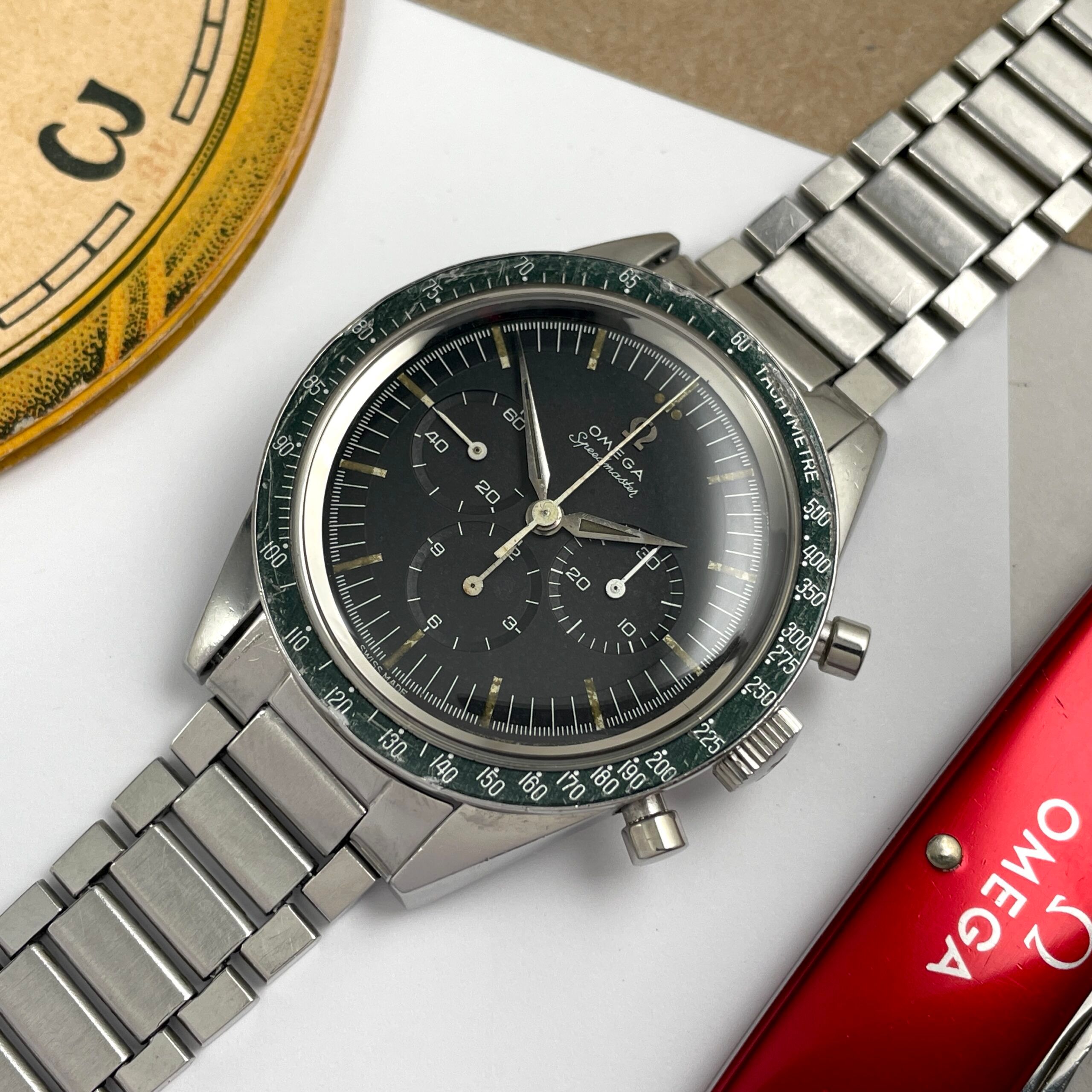 Omega Speedmaster 2998-6 ‘Green Bezel’