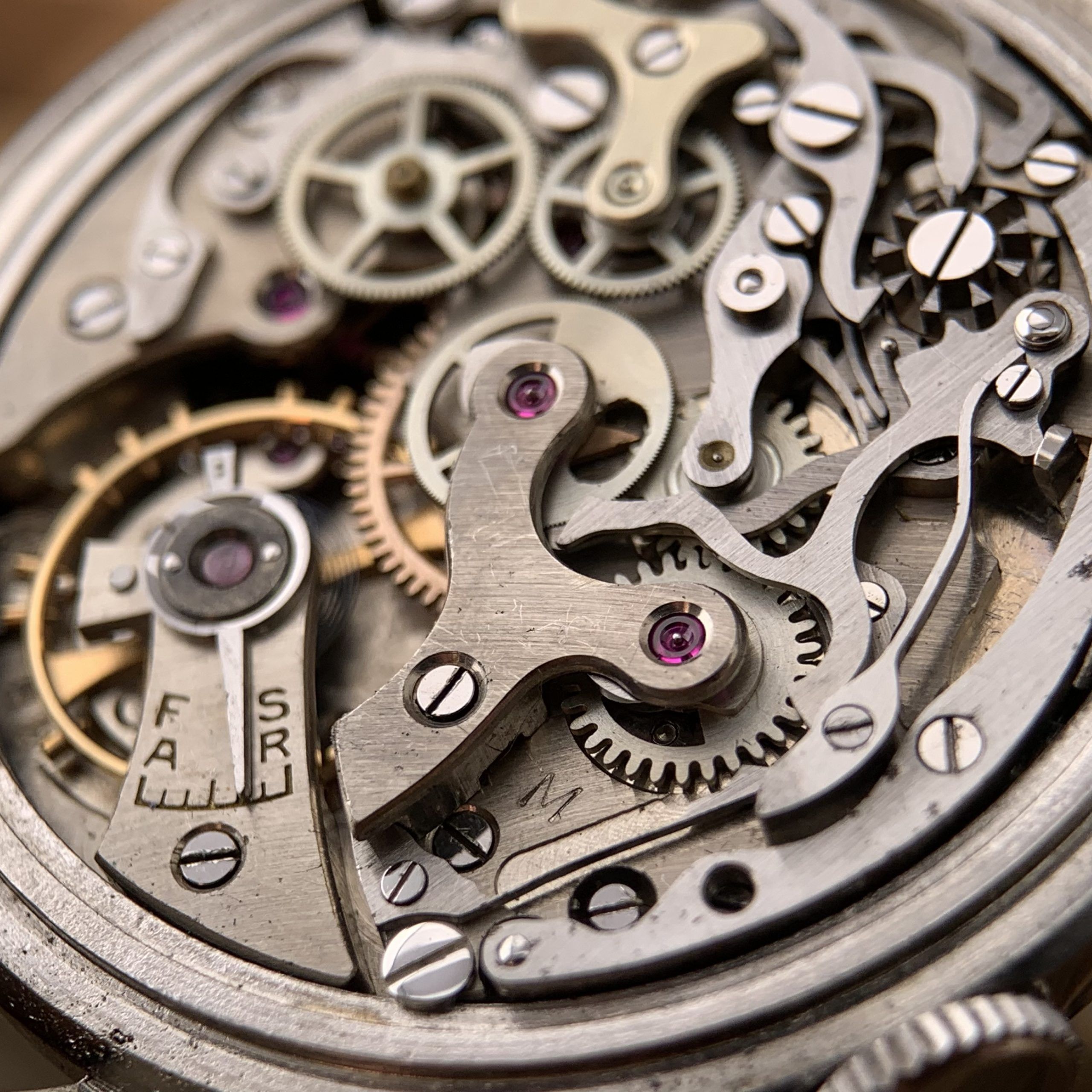 Record Watch & Co Rare Valjoux 88 Triple-Date Moonphase Chronograph, photo 12 of 15