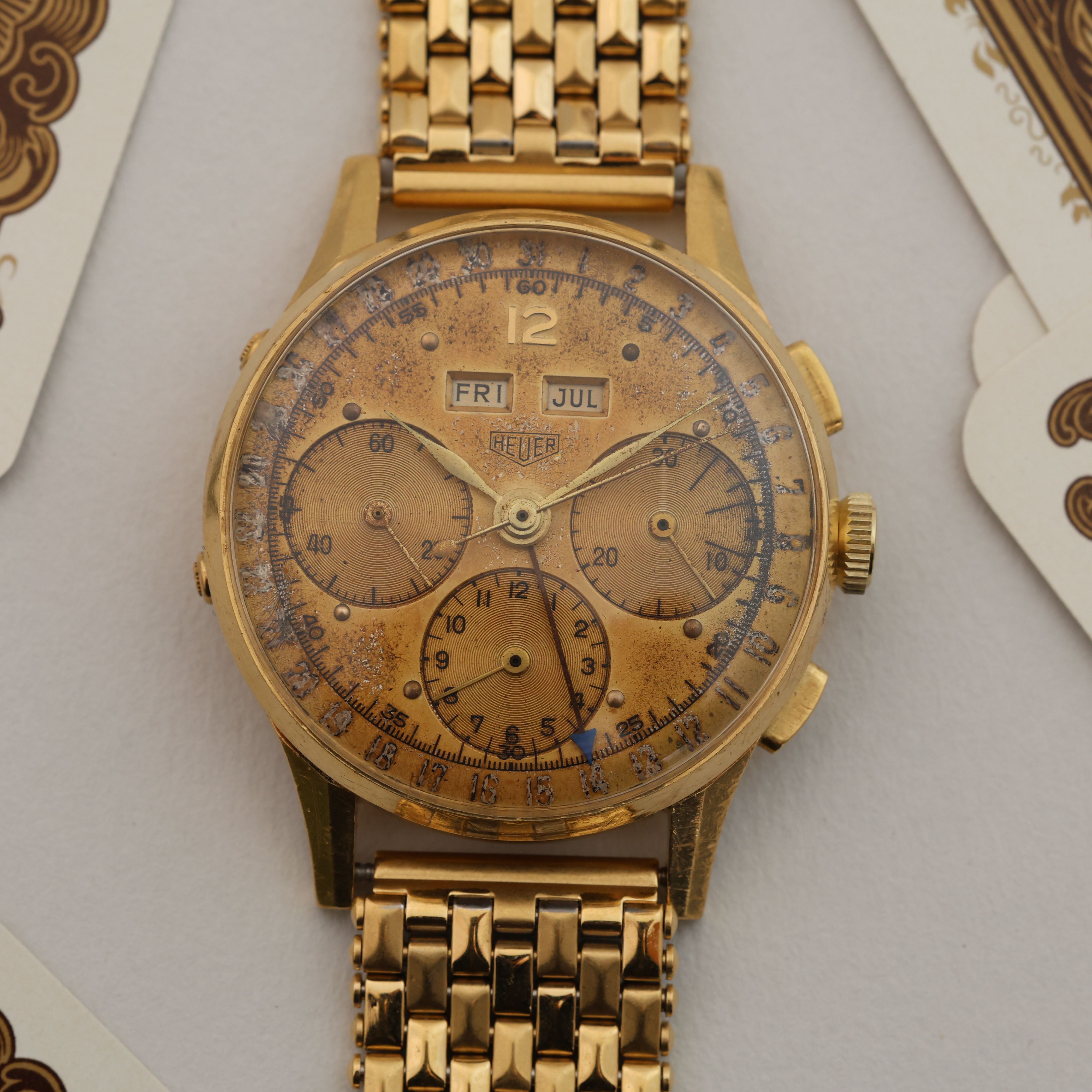 Heuer Triple Date Chronograph