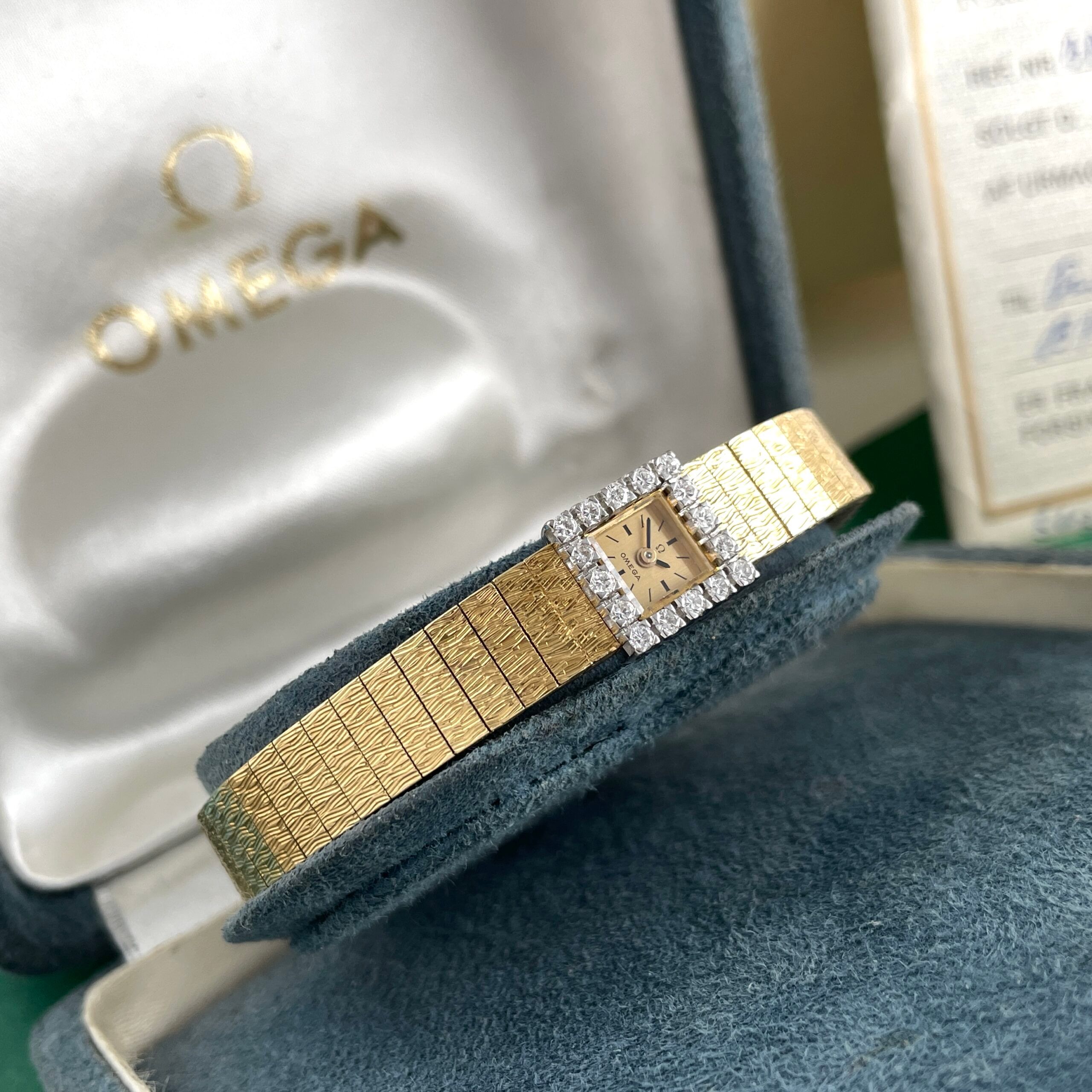 Omega Diamond / Yellow Gold Cocktail Ladies Watch, photo 5 of 15
