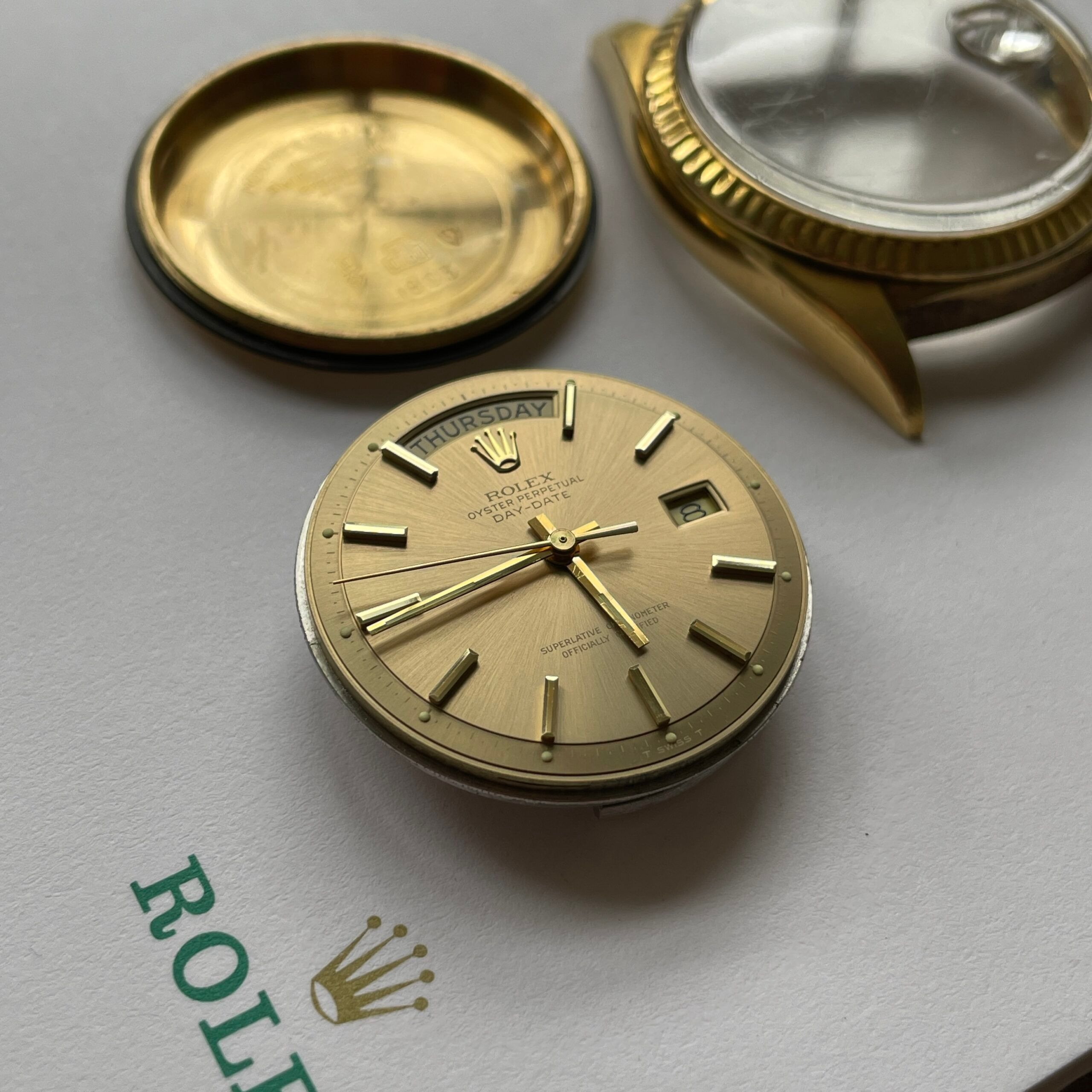 Rolex Day-Date 1803 Taupe Ghost with Mesh Bracelet, photo 7 of 17