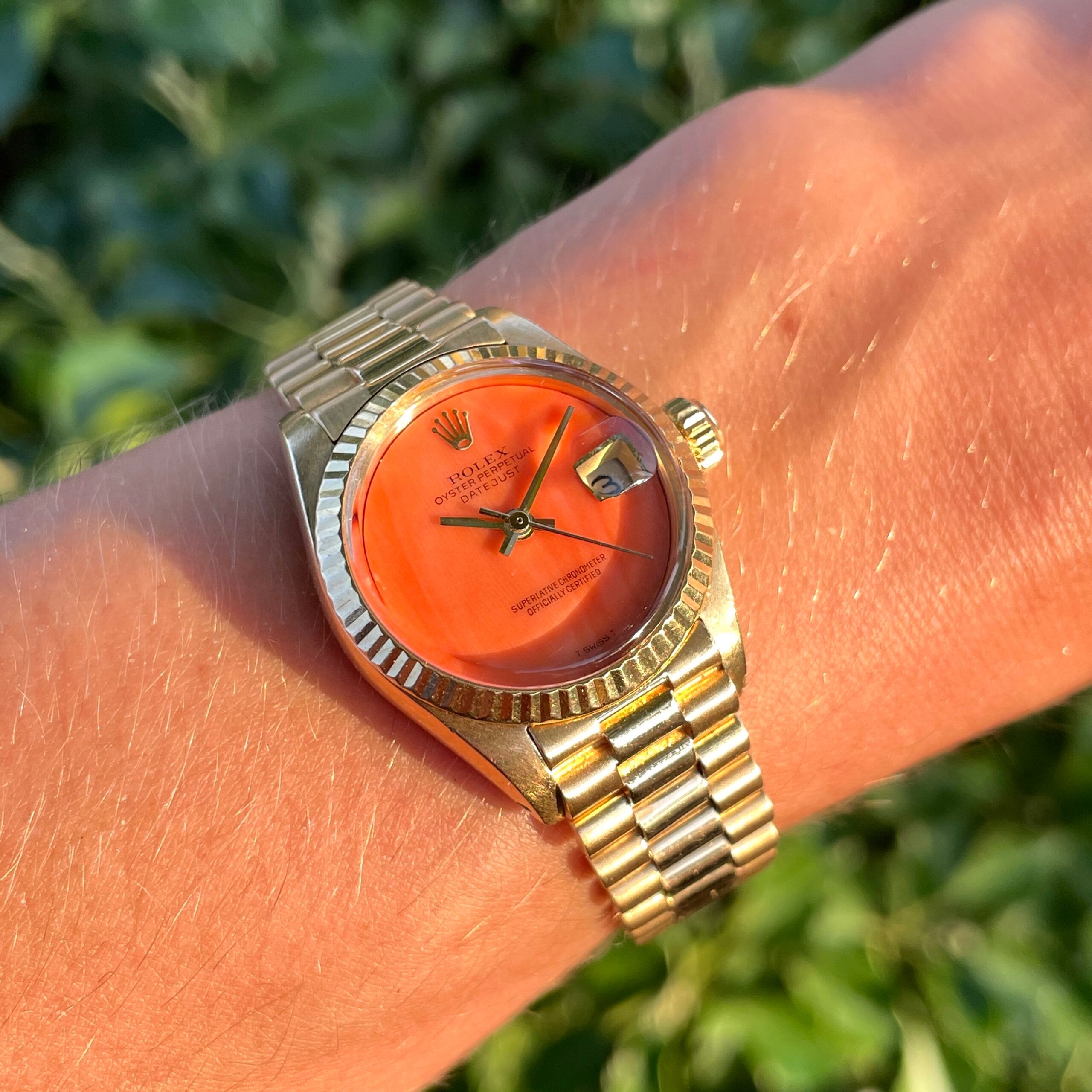 Rolex Datejust Coral Dial, photo 3 of 13