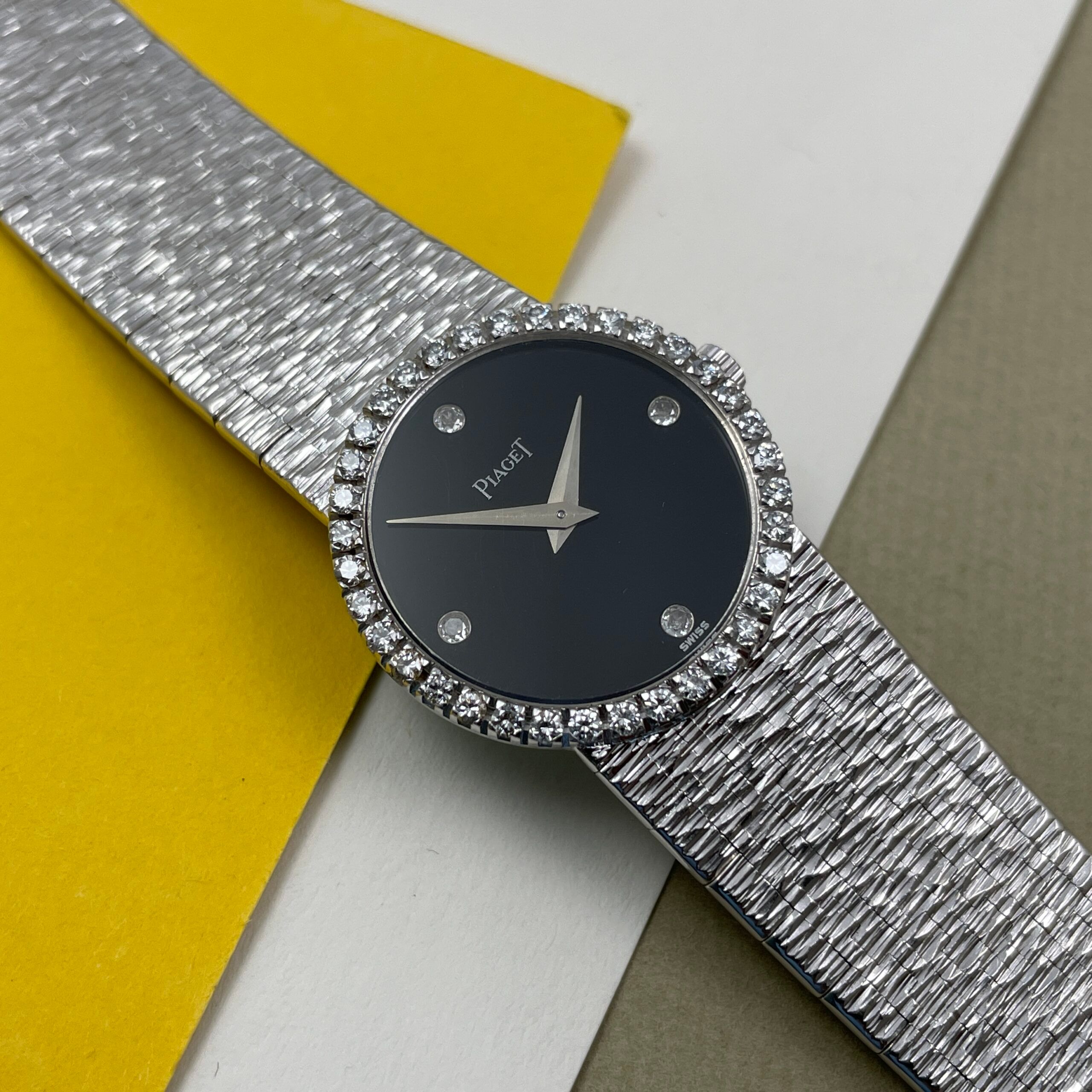Piaget Diamond Onyx Dial in ‘Bark Finish’
