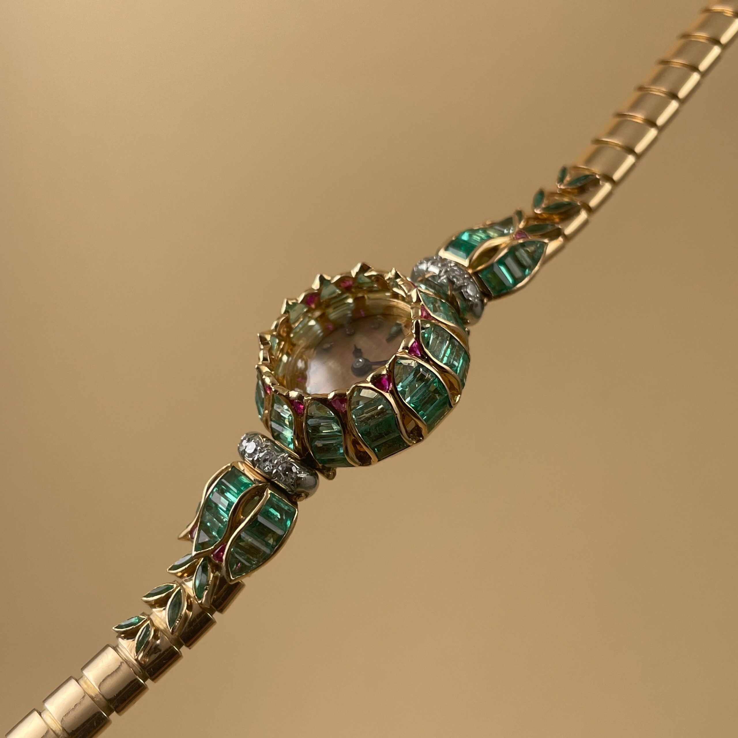 Pierre Sterlé Exceptional Gemstone Cocktail Watch