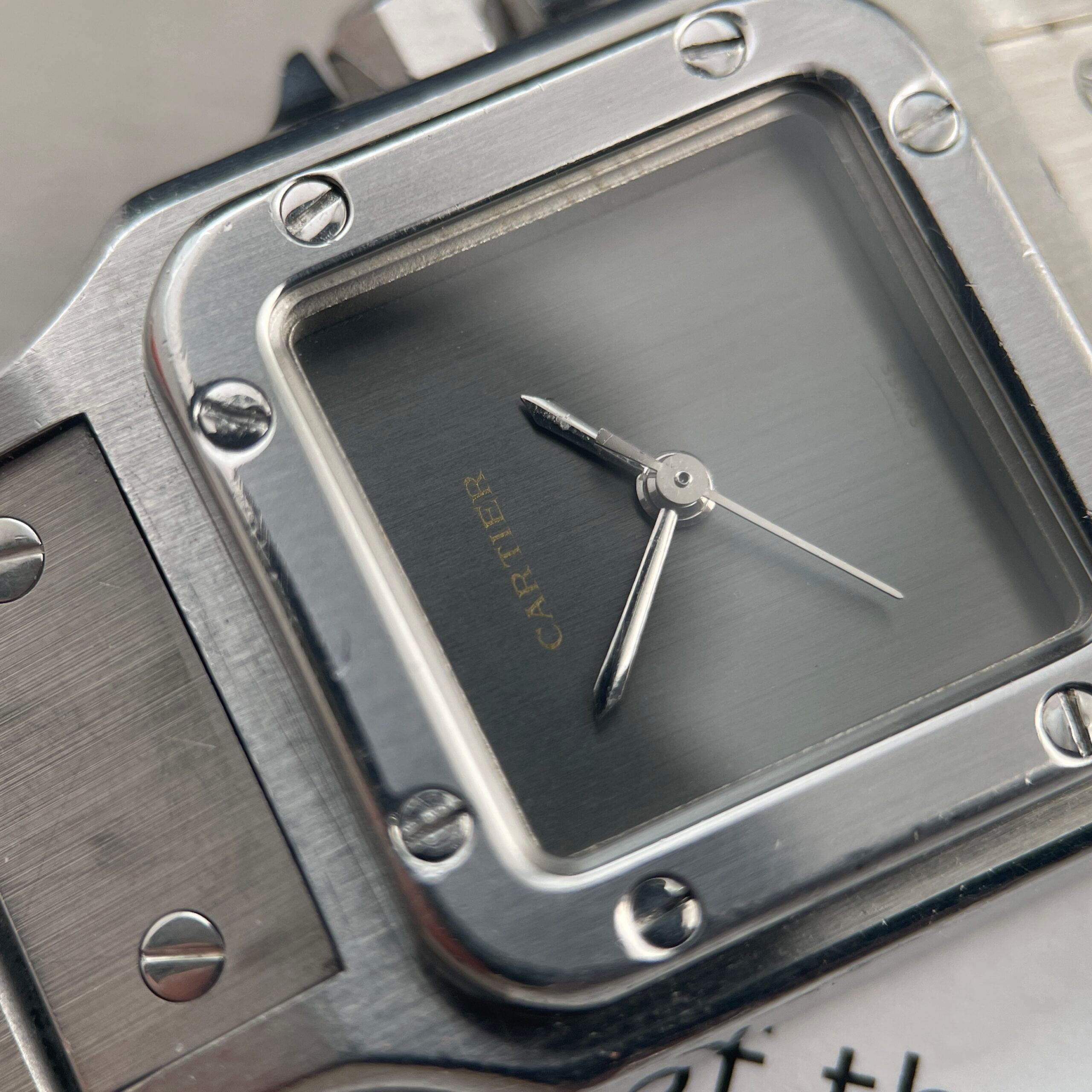Cartier Santos Grey ‘Slate’ Dial, photo 2 of 14