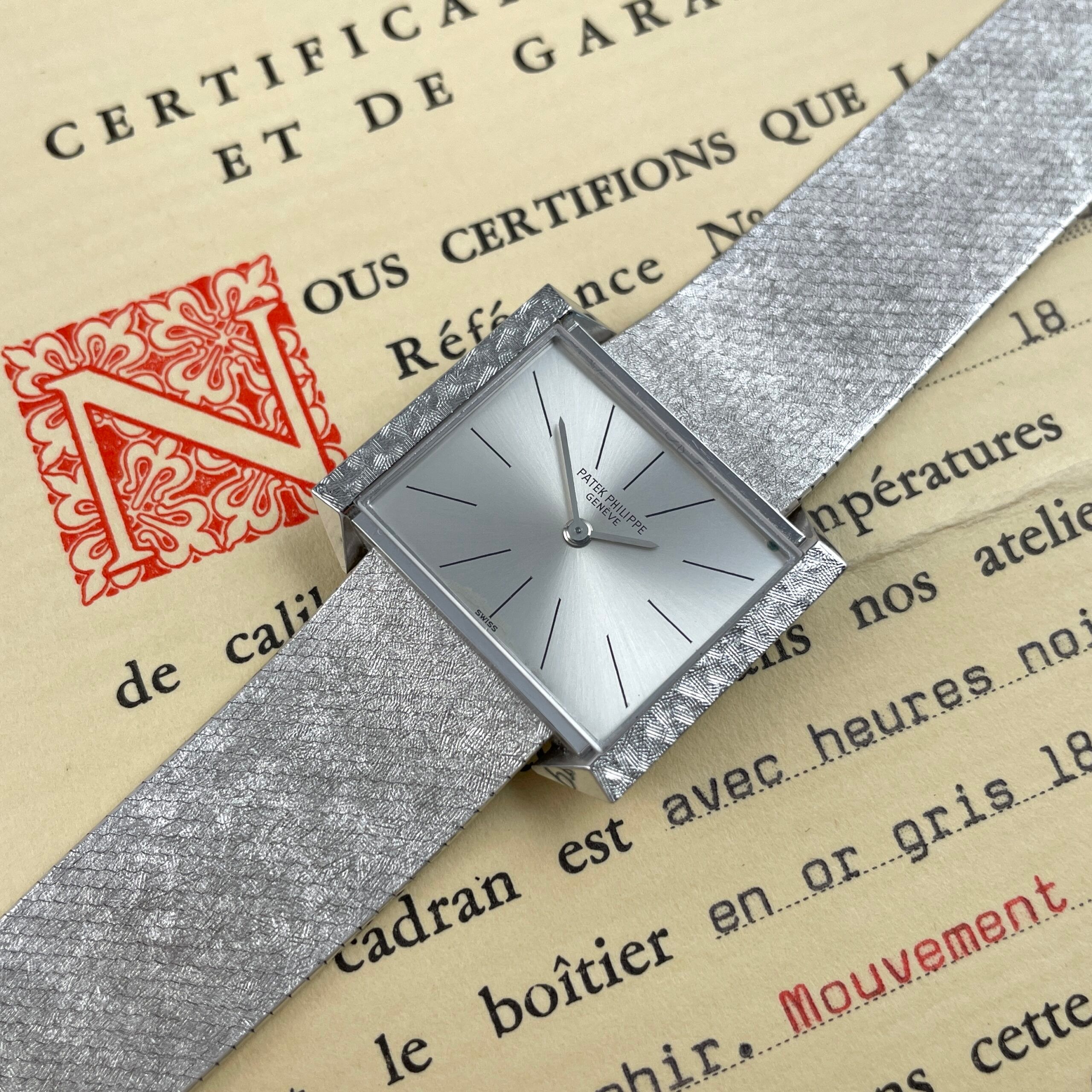 Patek Philippe 1968 White Gold Dress Watch