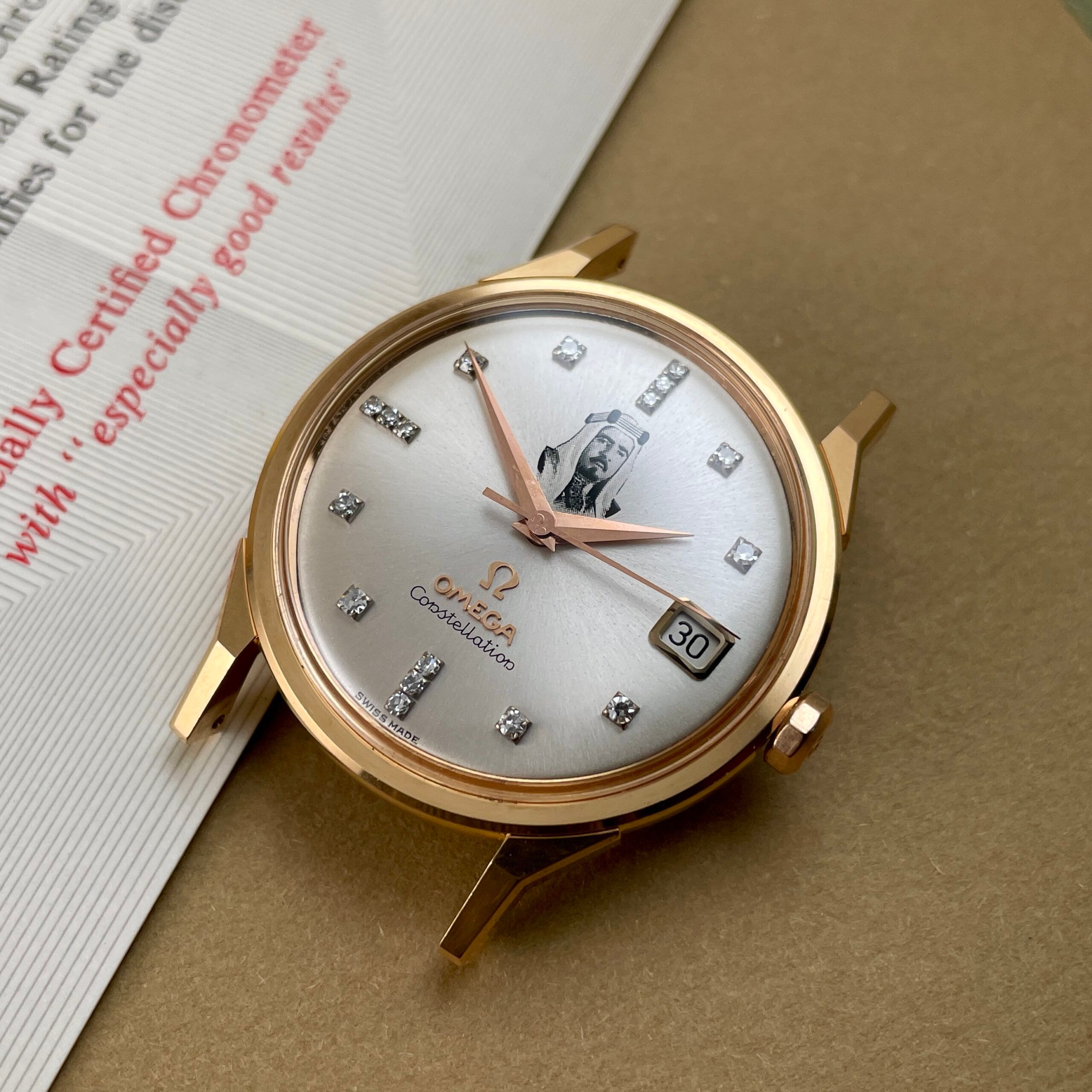 Omega Constellation ‘Isa Bin Salman Al Khalifa’ Diamond Dial