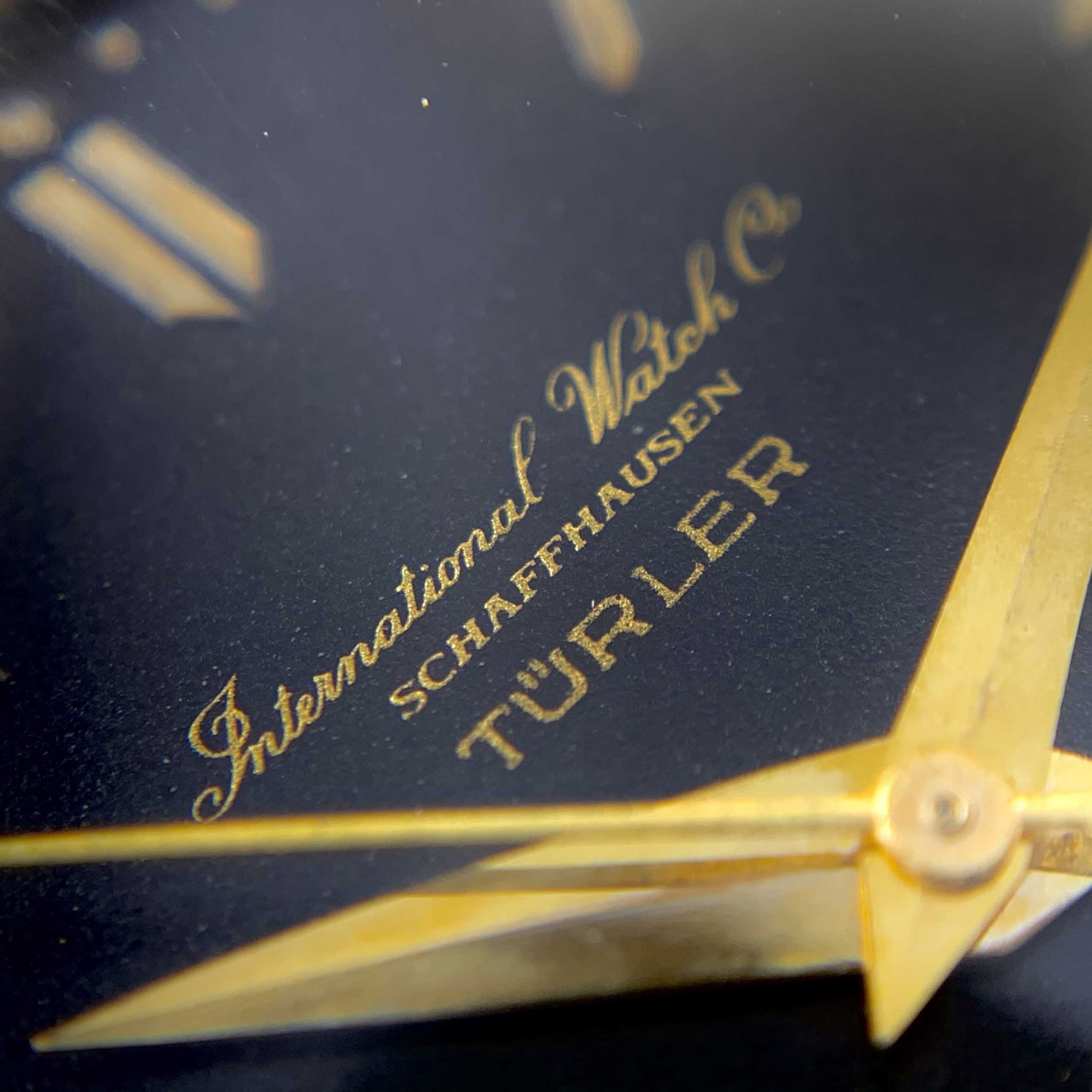 IWC Türler Black Gilt Dial, photo 2 of 14