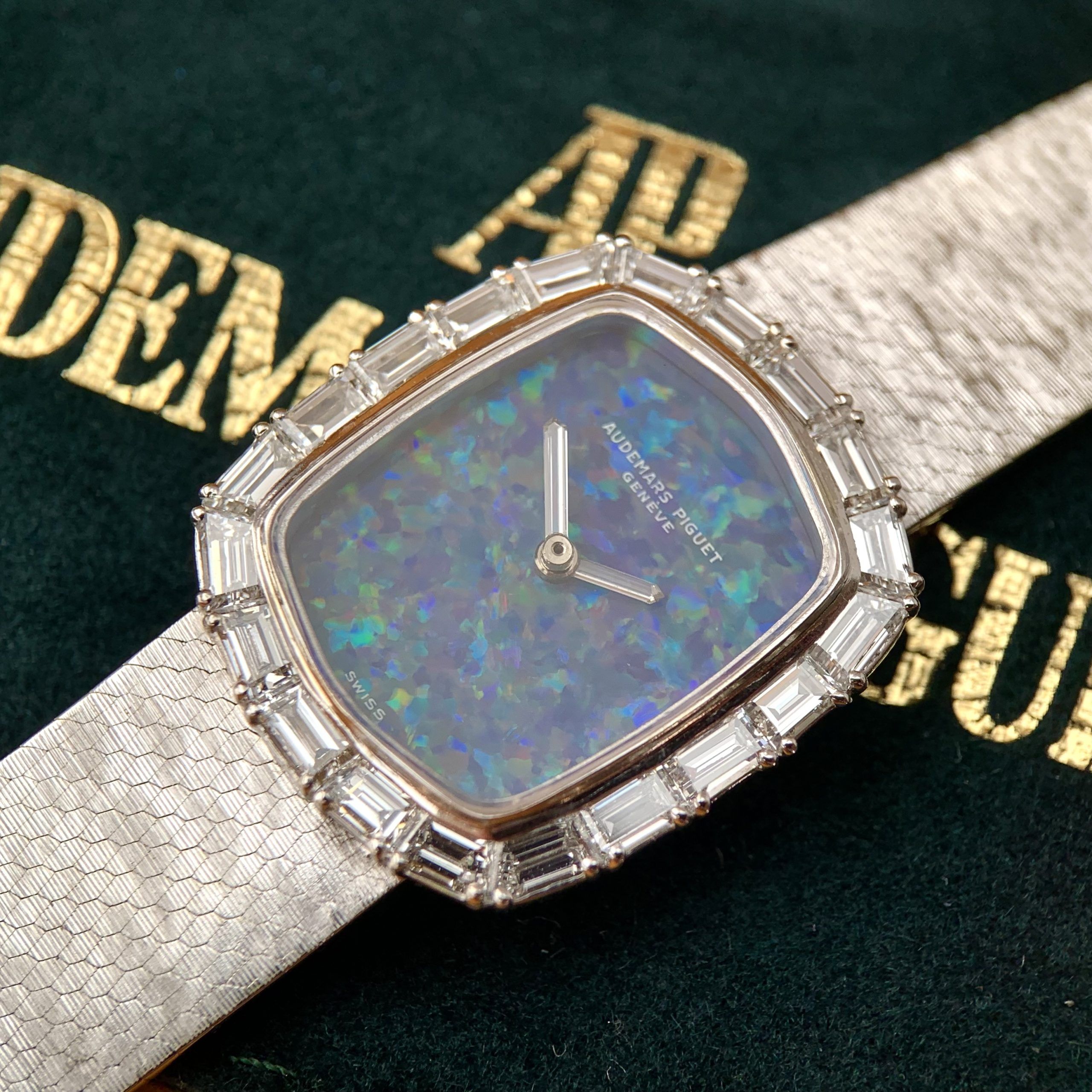 Audemars Piguet Opal Baguette Diamond Cocktail Watch