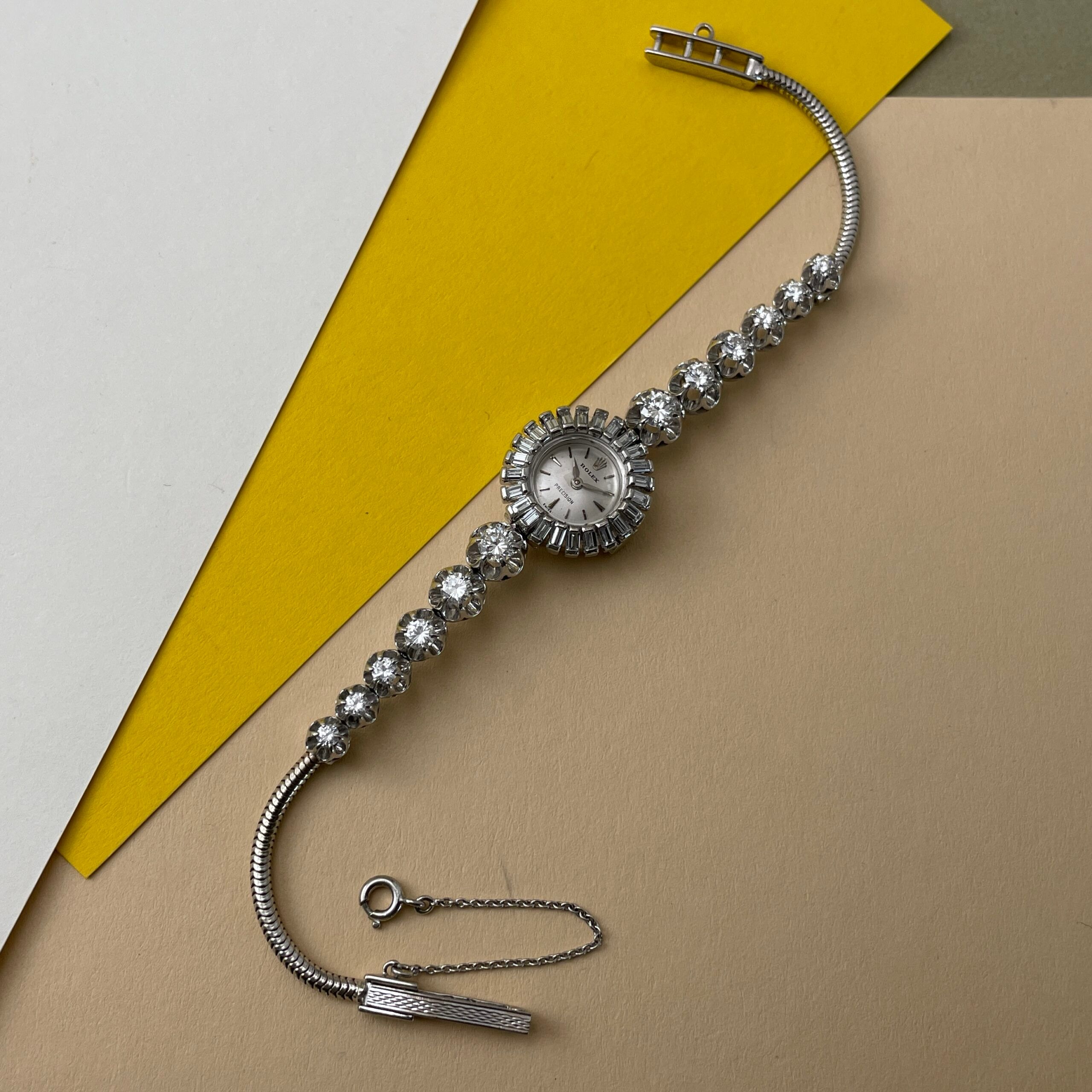Rolex / Carl Bucherer Diamond White Gold Cocktail Watch, photo 7 of 16