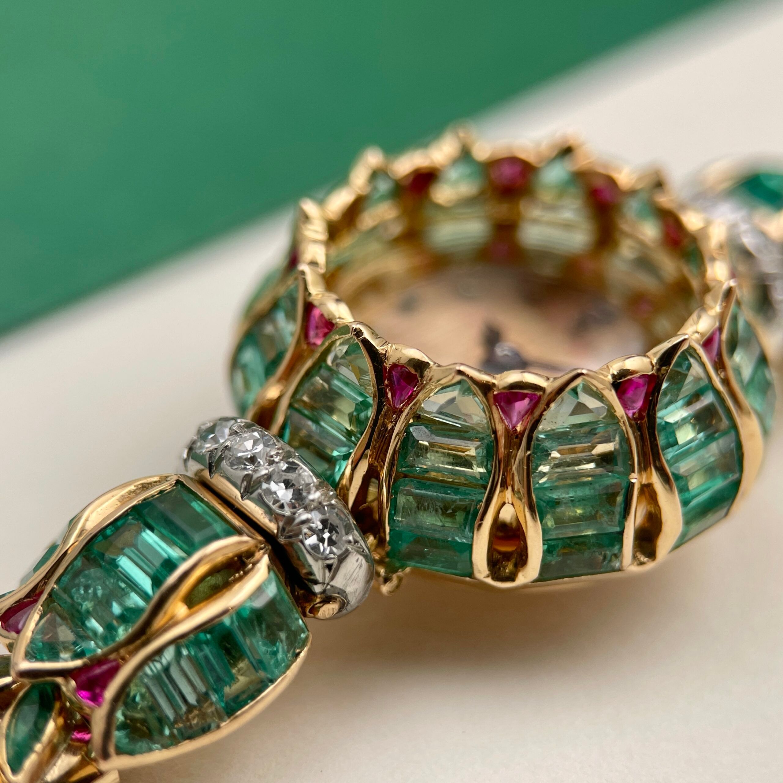 Pierre Sterlé Exceptional Gemstone Cocktail Watch, photo 2 of 16