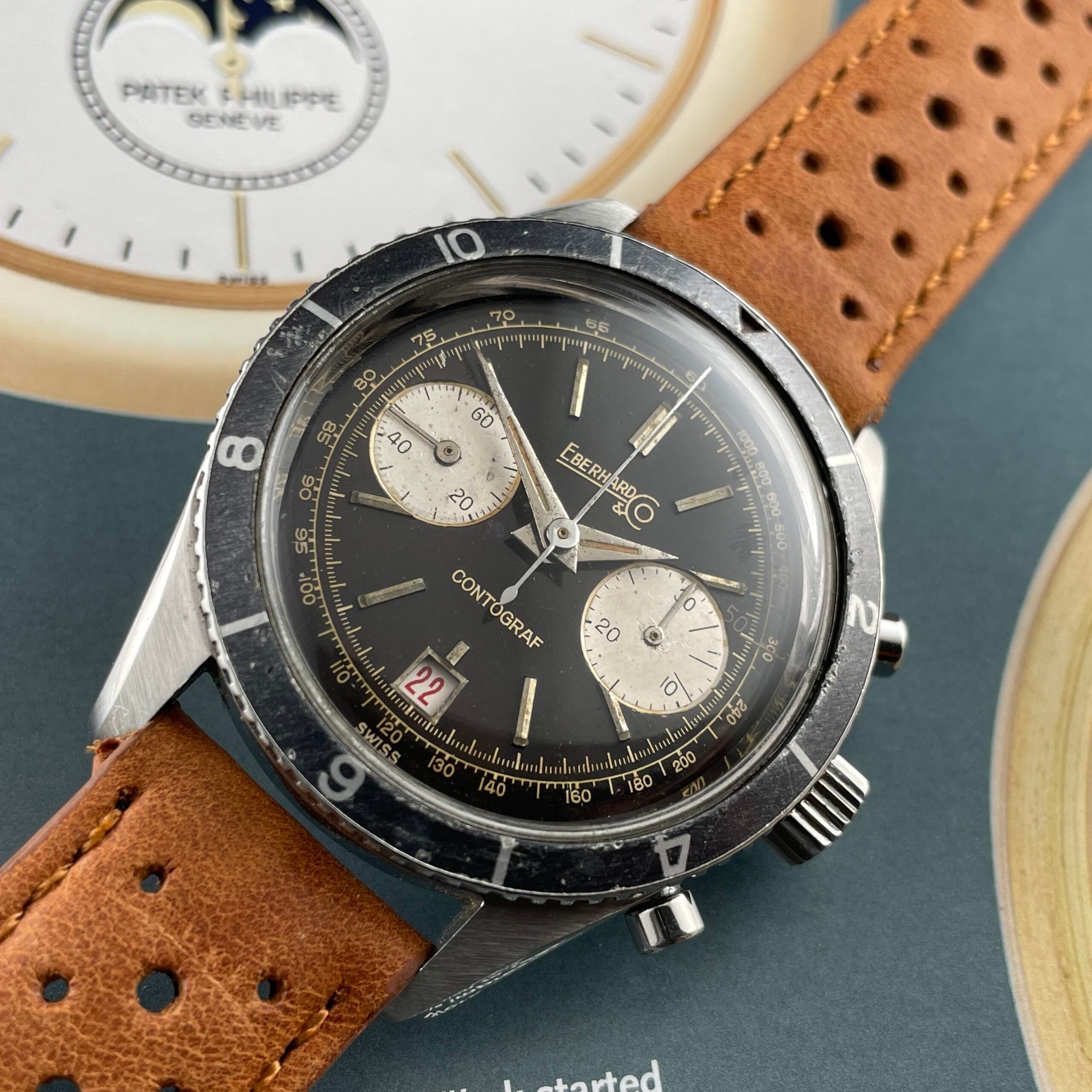 Eberhard & Co. Eberhard Contograf Re. 14901 Chronograph ‘Reversed Panda’, photo 3 of 15