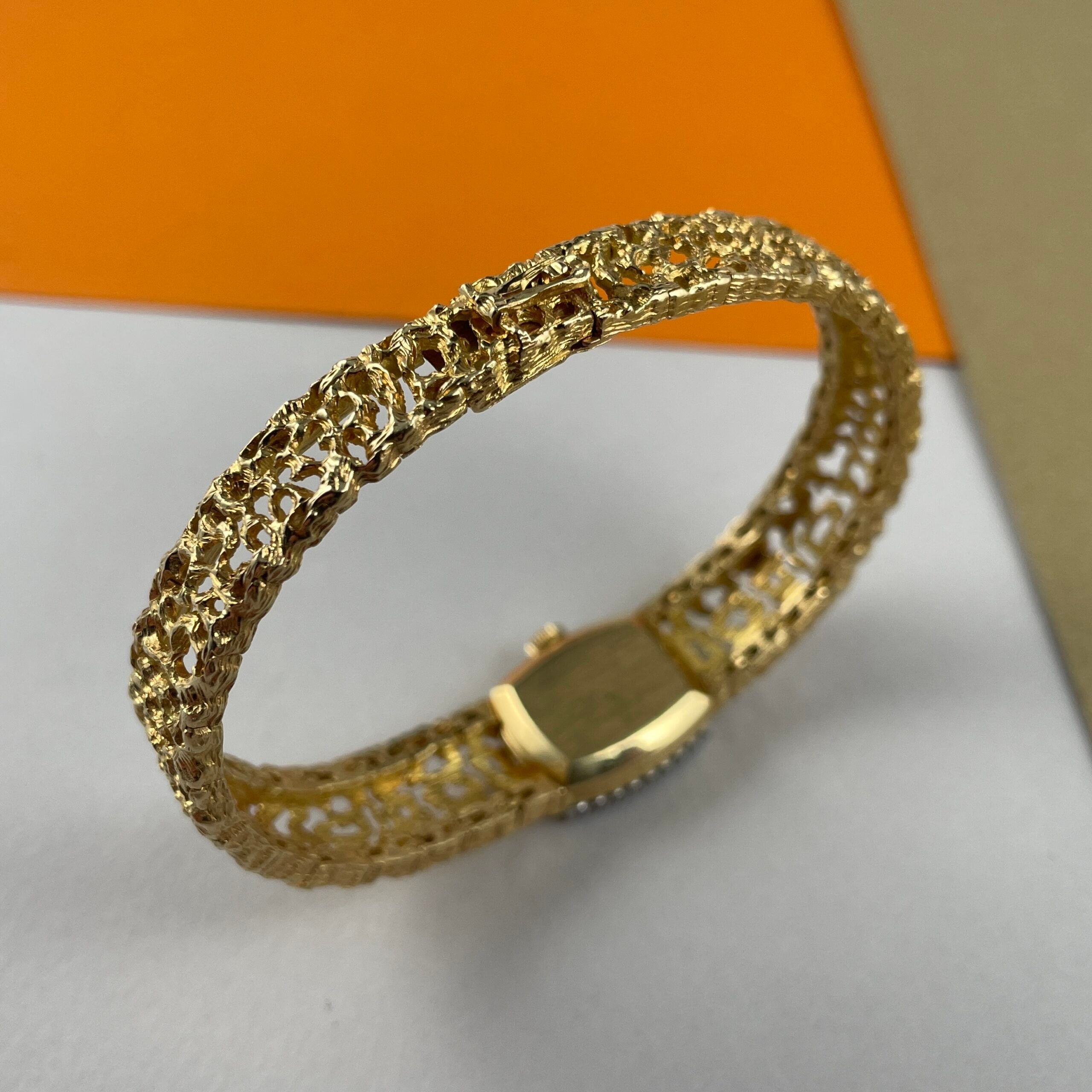 Omega Classic Mailles d’Or Gilbert Albert Diamond Cocktail Watch ‘Naturalistic’, photo 2 of 14