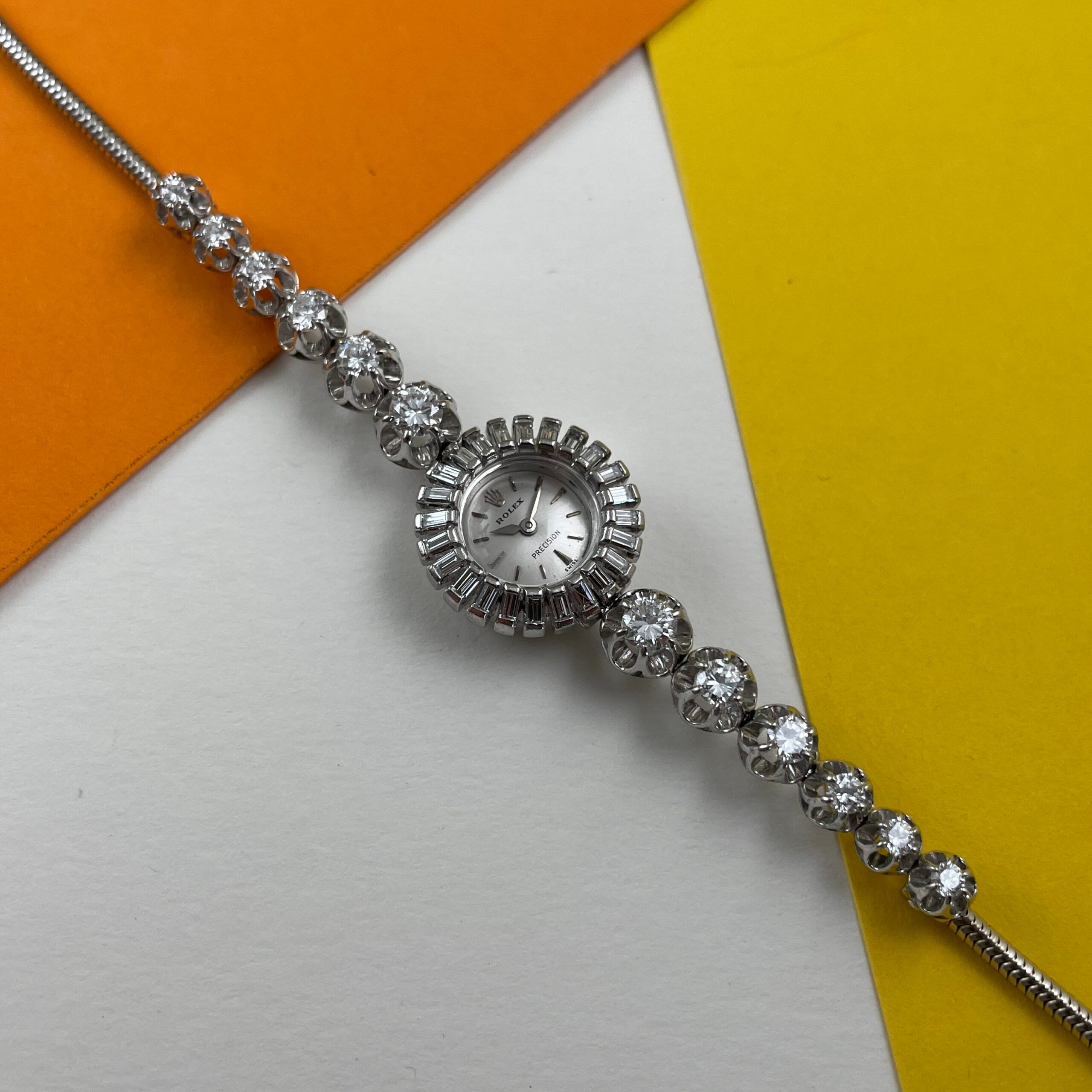 Rolex / Carl Bucherer Diamond White Gold Cocktail Watch, photo 4 of 16