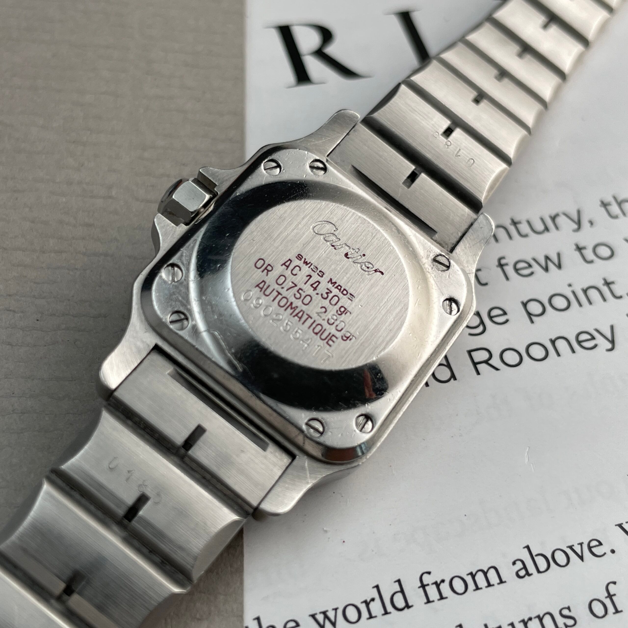 Cartier Santos Grey ‘Slate’ Dial, photo 14 of 14