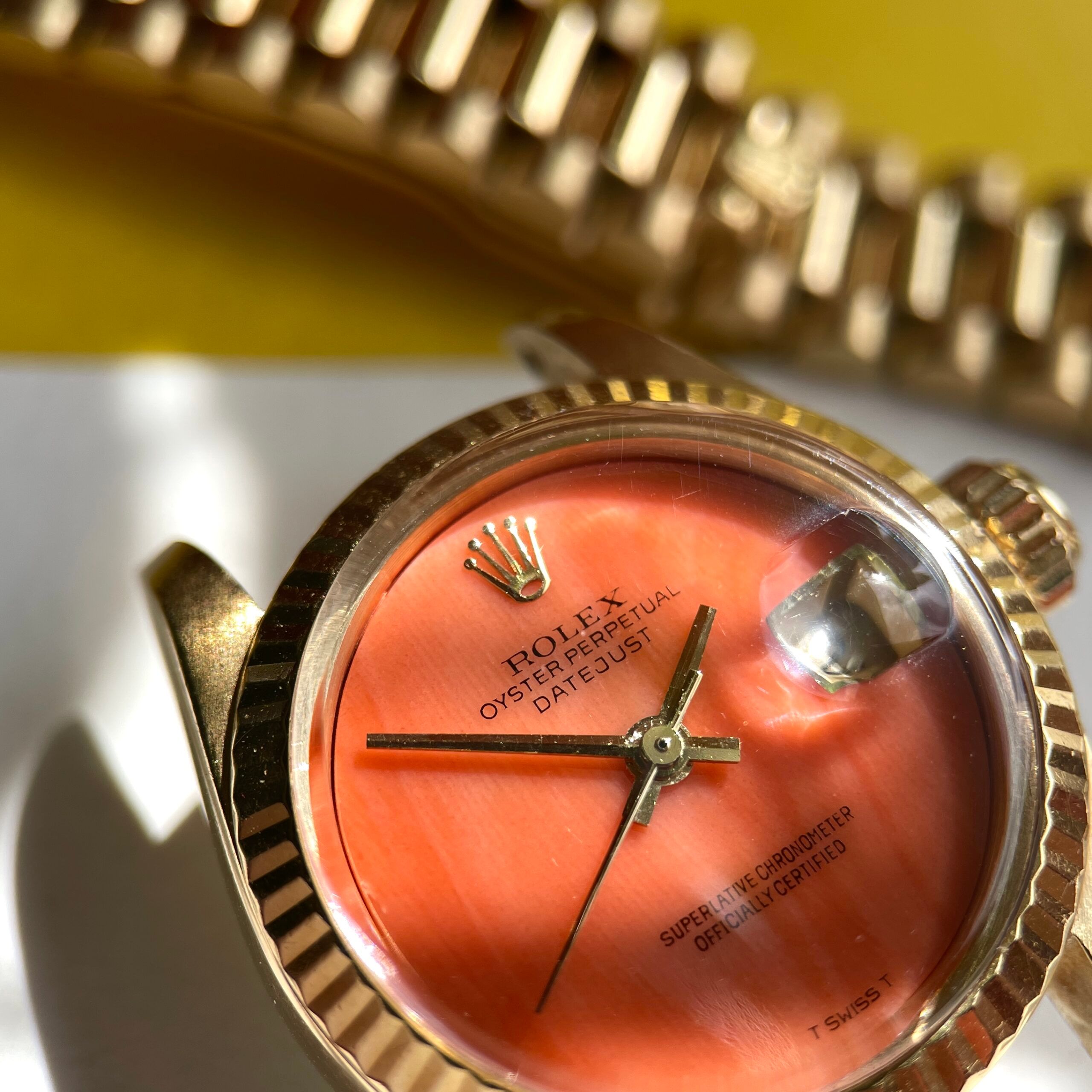 Rolex Datejust Coral Dial, photo 8 of 13
