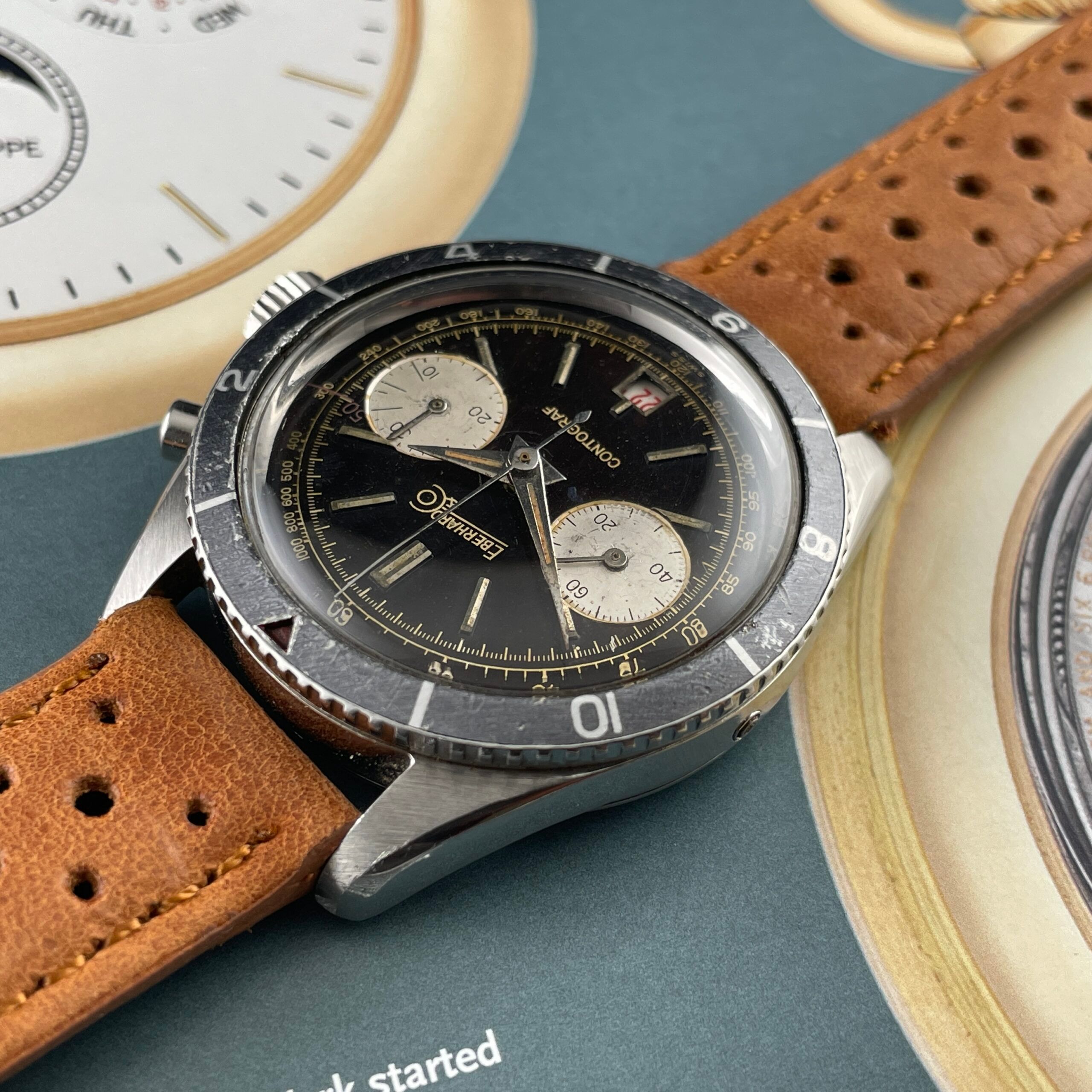 Eberhard & Co. Eberhard Contograf Re. 14901 Chronograph ‘Reversed Panda’, photo 4 of 15