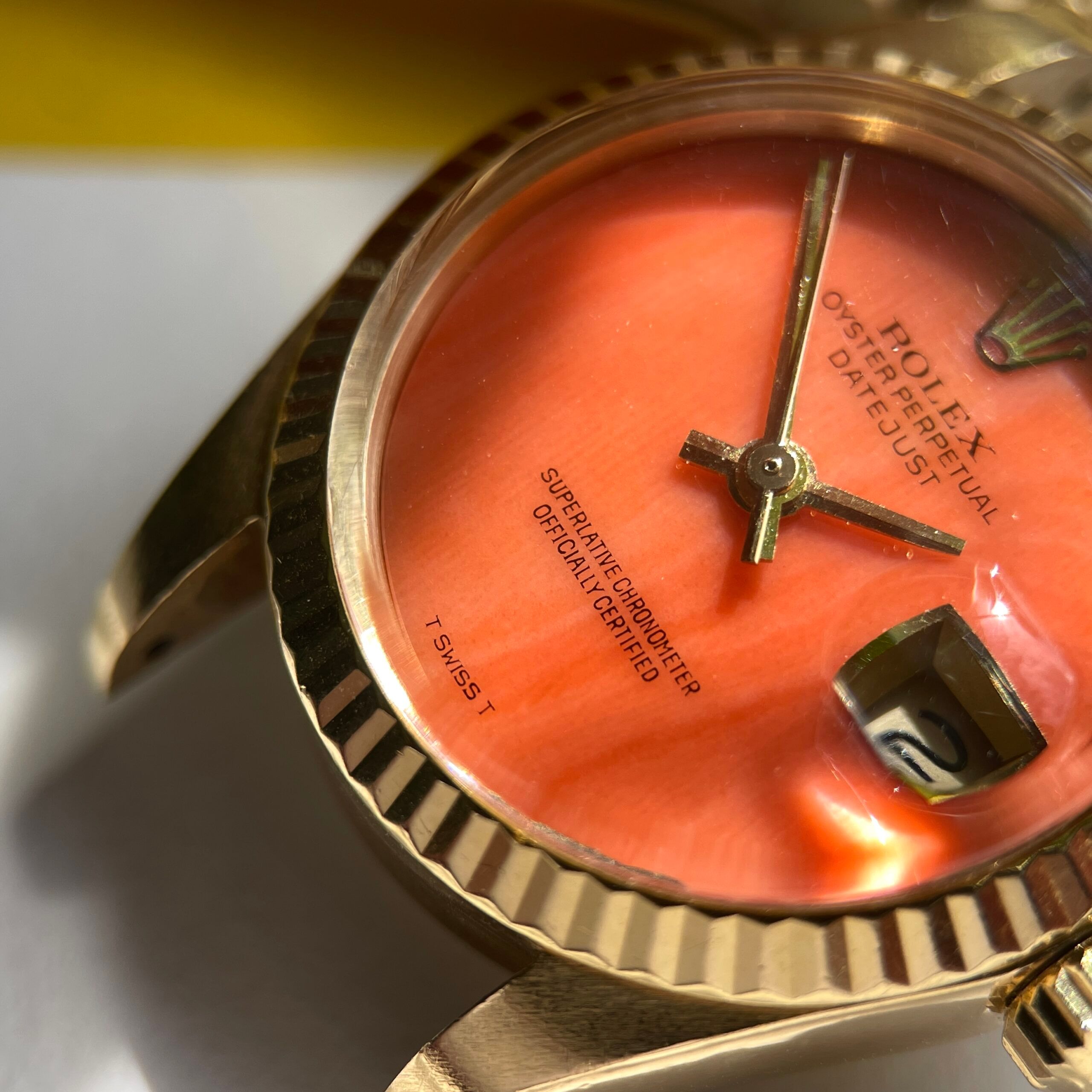 Rolex Datejust Coral Dial, photo 5 of 13