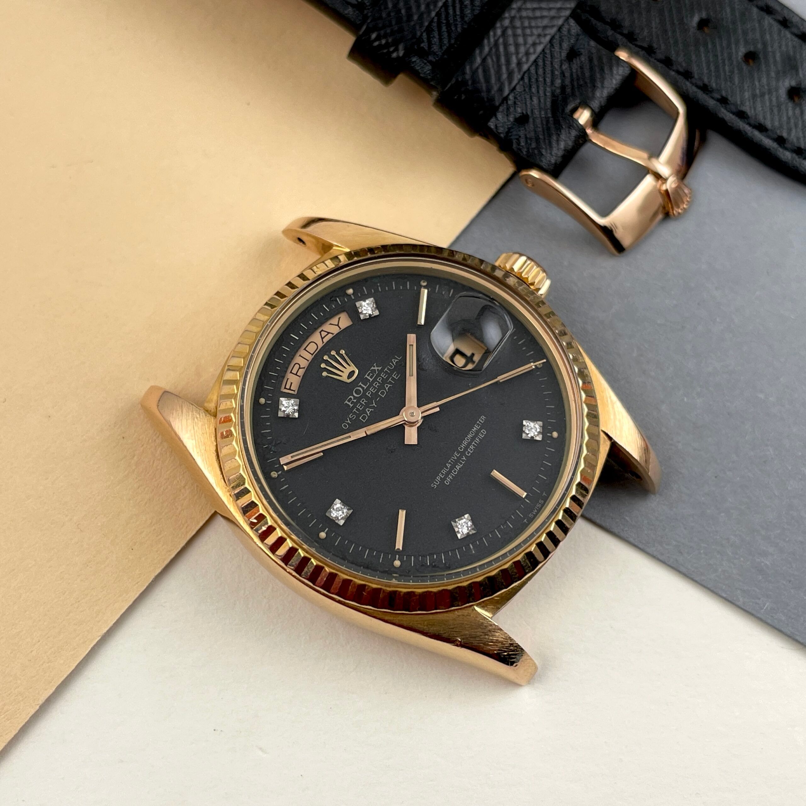 Rolex 1803 Day-Date ‘Alternating Diamond’