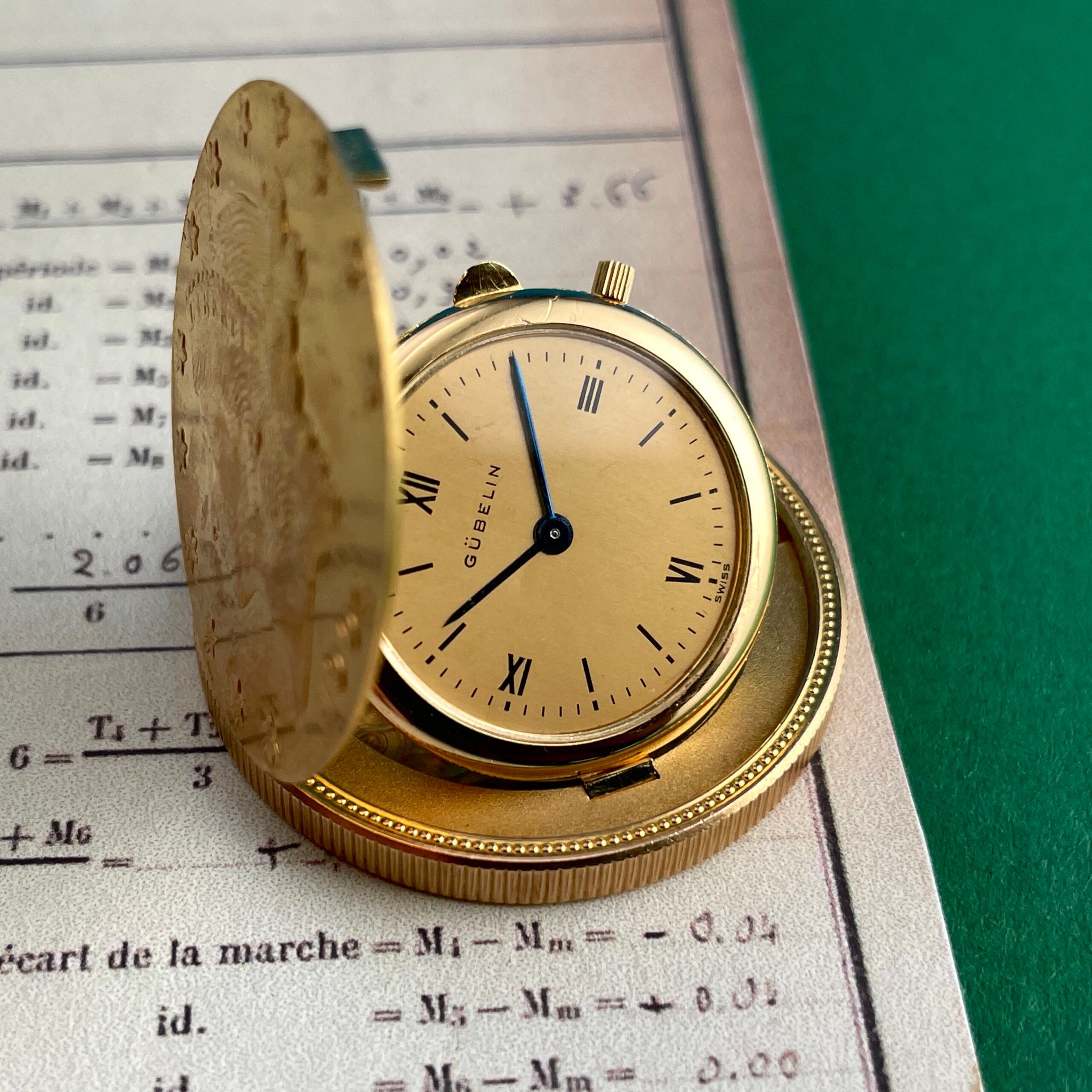 Gübelin Gold Concealed Coin Watch