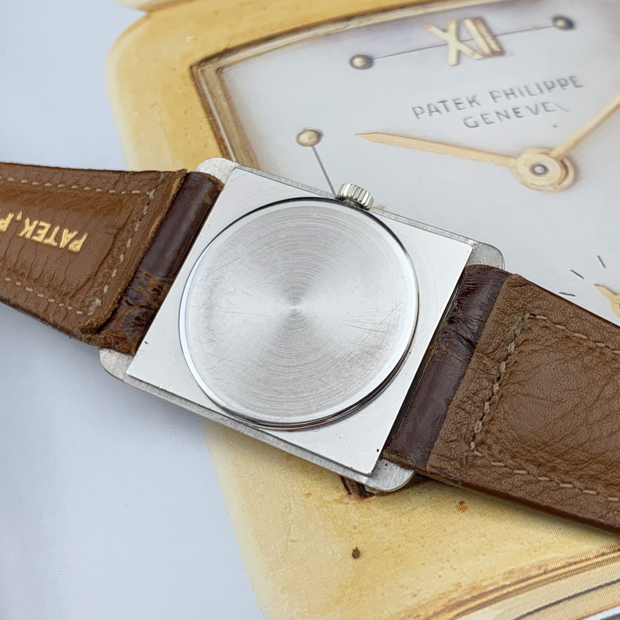 Patek Philippe 1966 Rare ‘Tank’ White Gold Dress Watch, photo 7 of 18