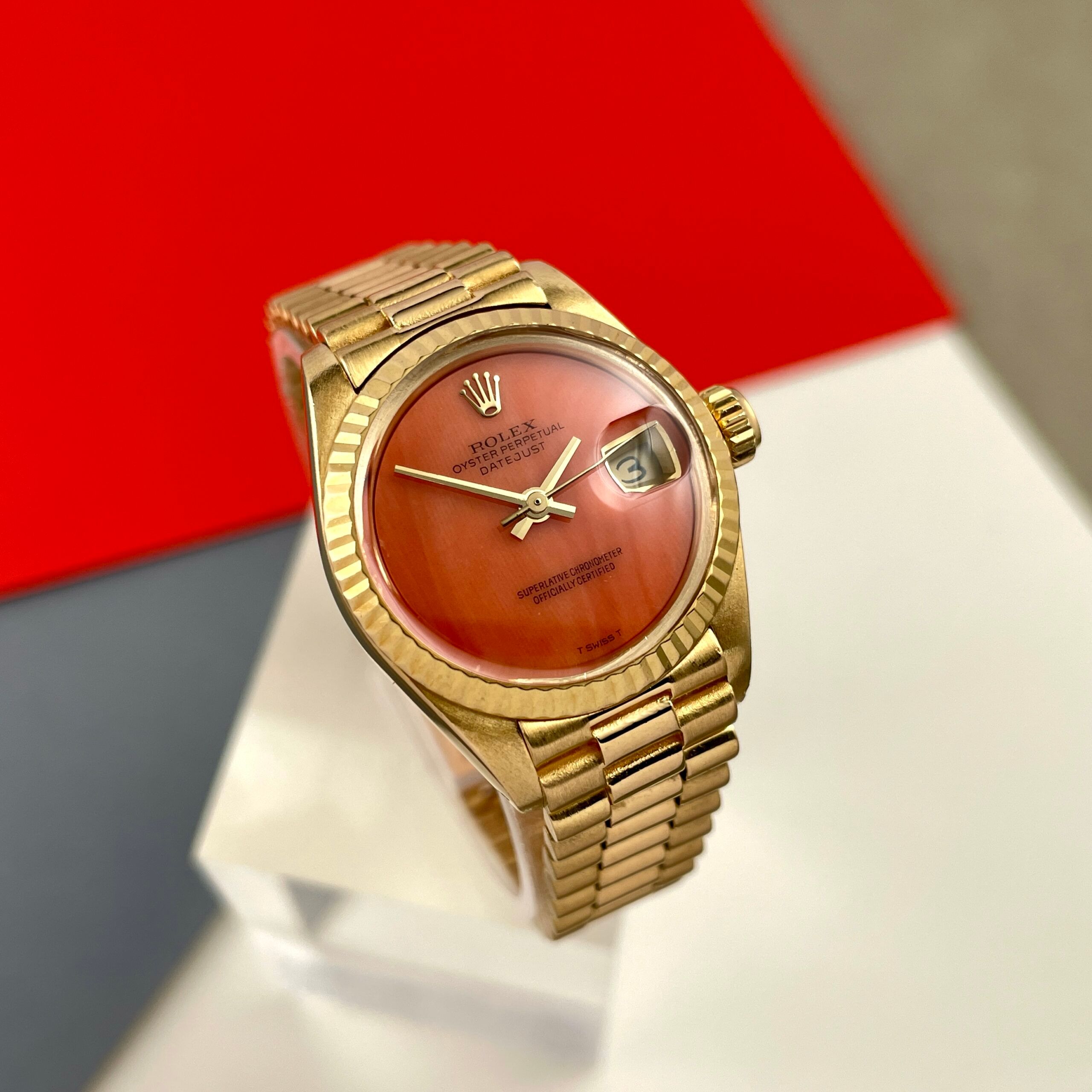 Rolex Datejust Coral Dial, photo 9 of 13
