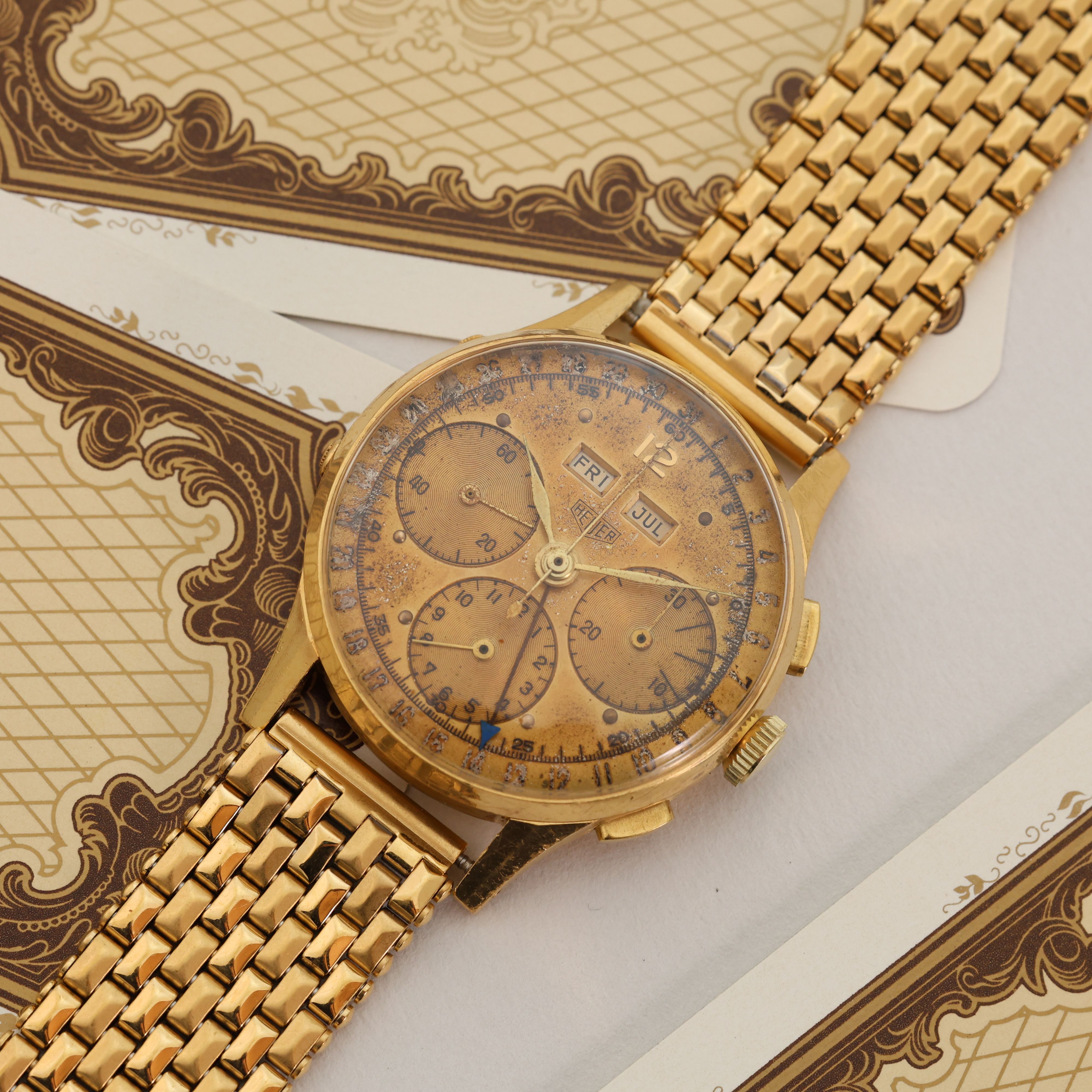 Heuer Triple Date Chronograph, photo 3 of 10