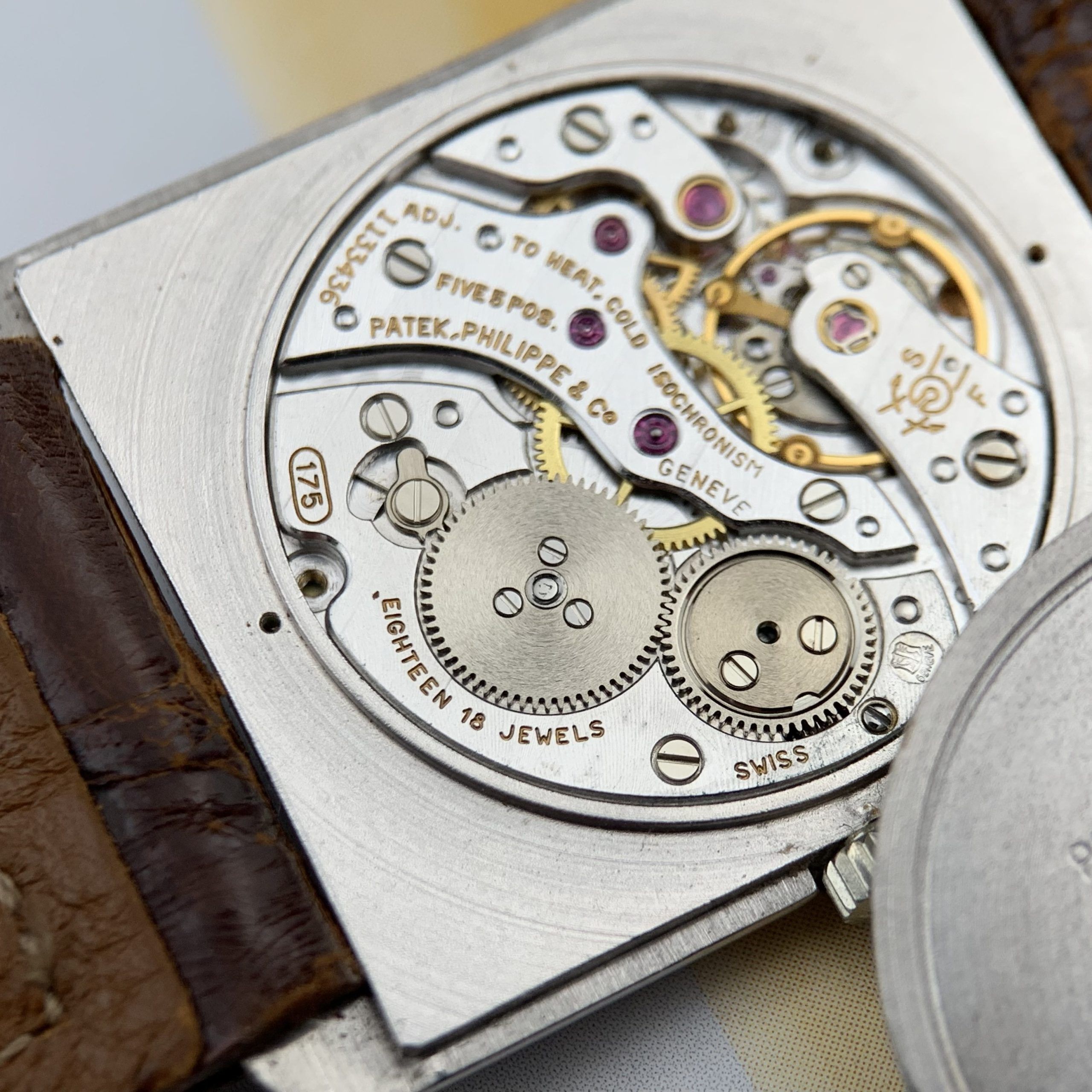 Patek Philippe 1966 Rare ‘Tank’ White Gold Dress Watch, photo 13 of 18