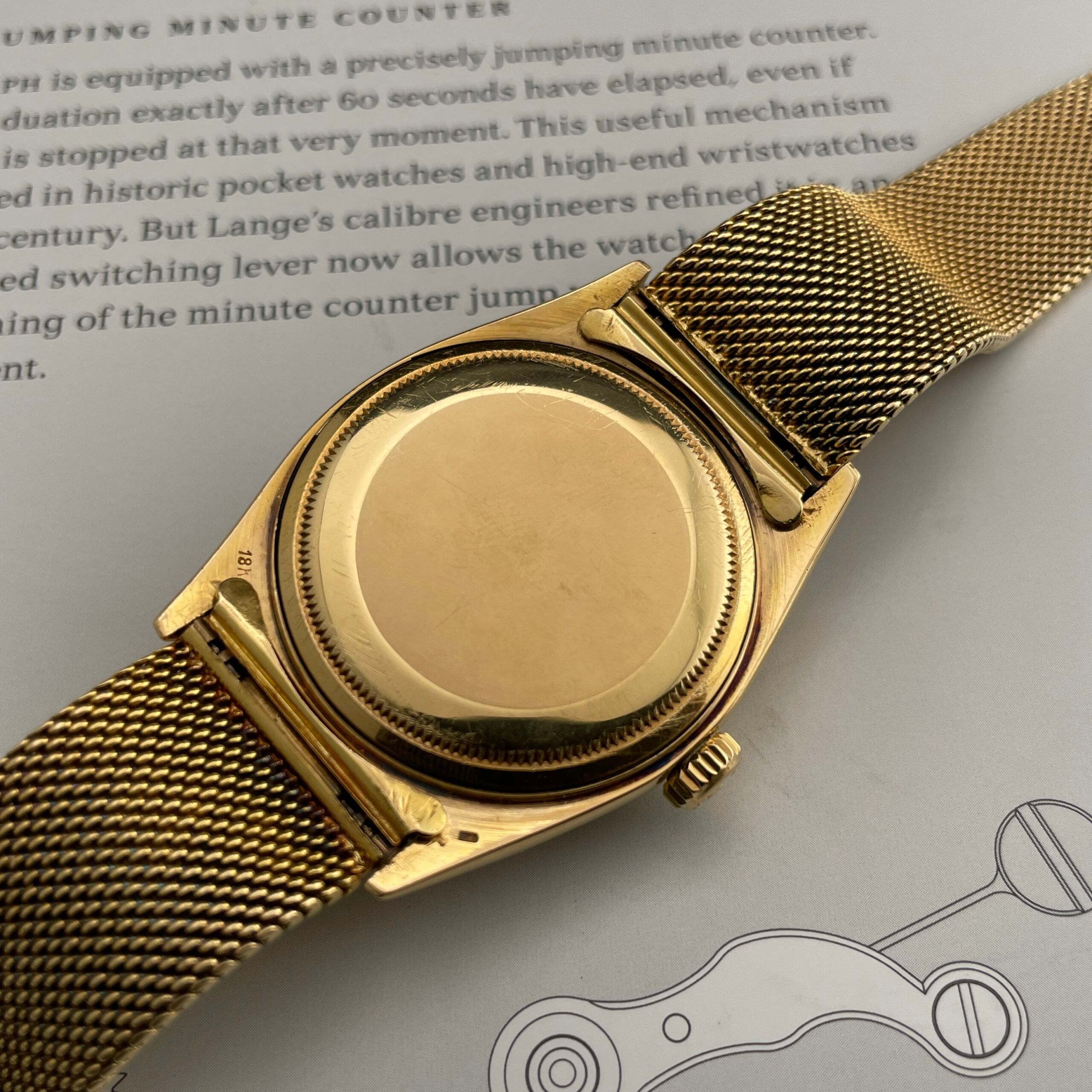 Rolex Day-Date 1803 Taupe Ghost with Mesh Bracelet, photo 14 of 17