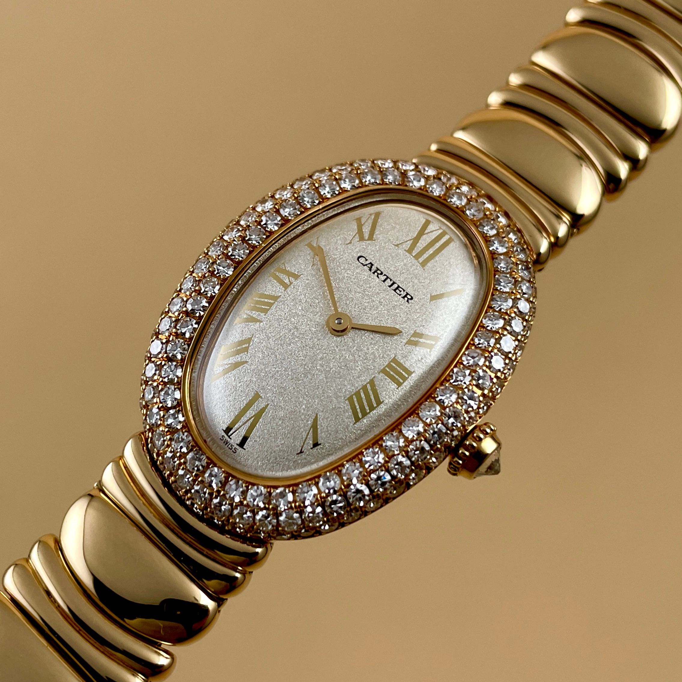 Cartier Baignoire Factory Diamond