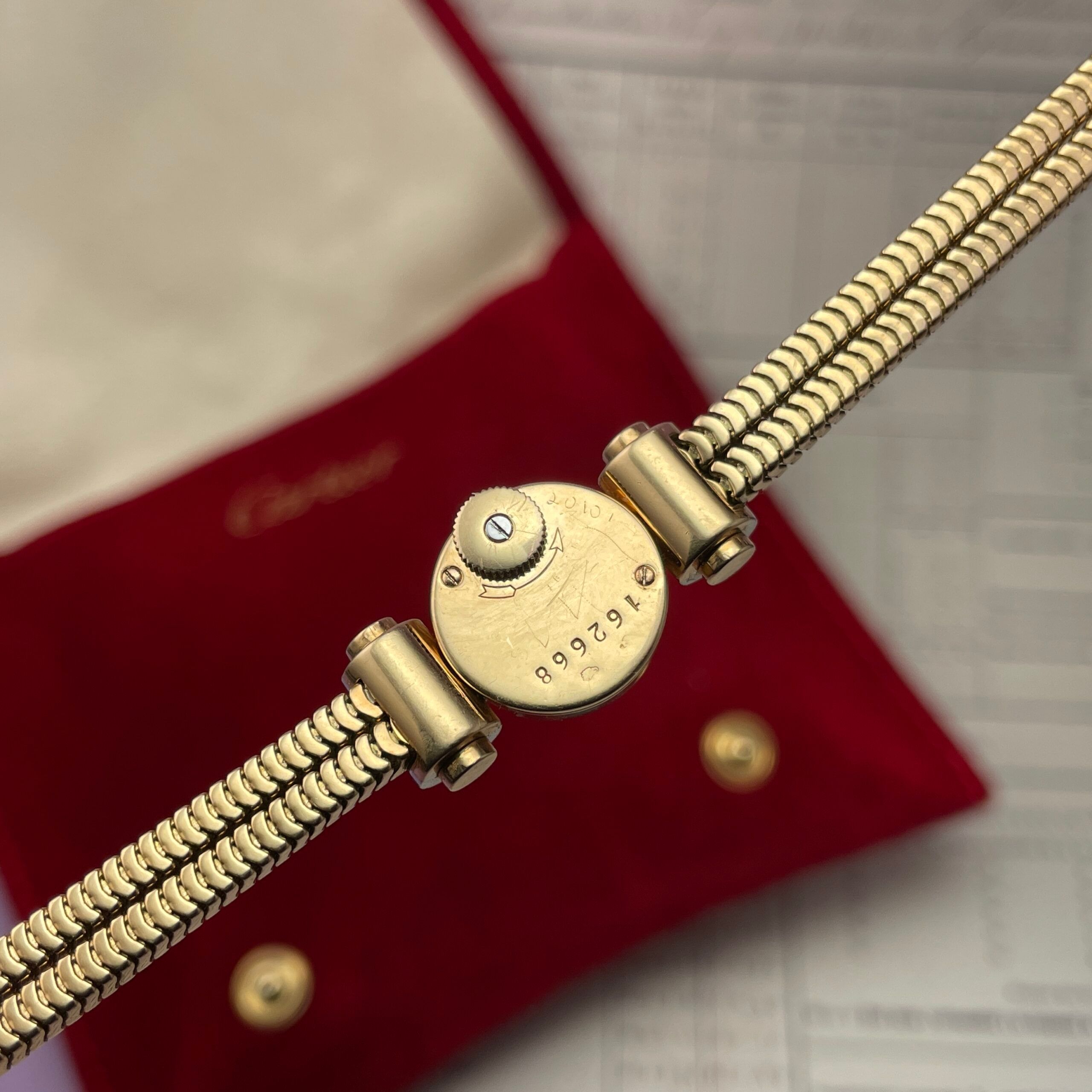 Cartier Art-Deco 1930s Gold & Diamond Cocktail Watch, photo 9 of 15