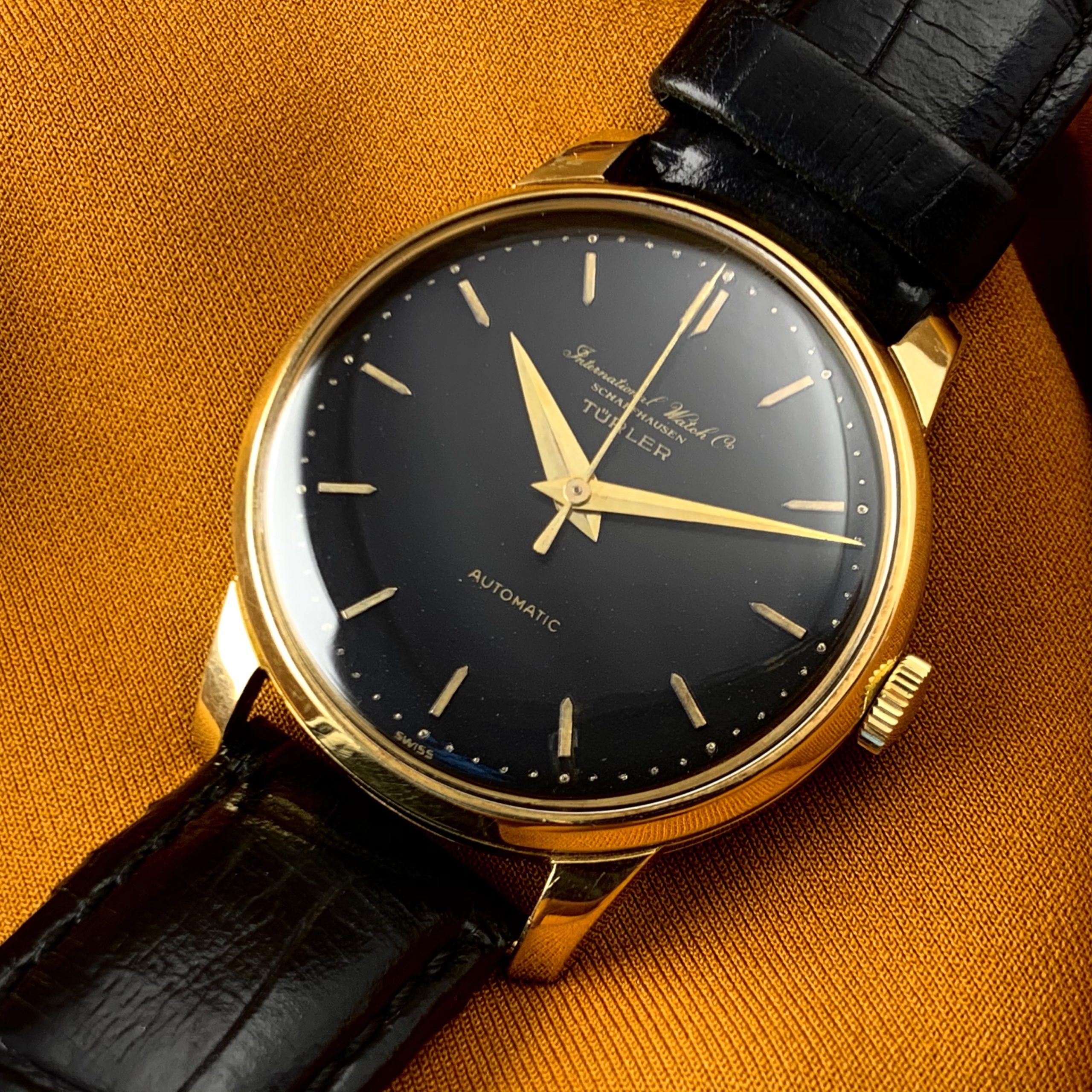 IWC Türler Black Gilt Dial, photo 3 of 14