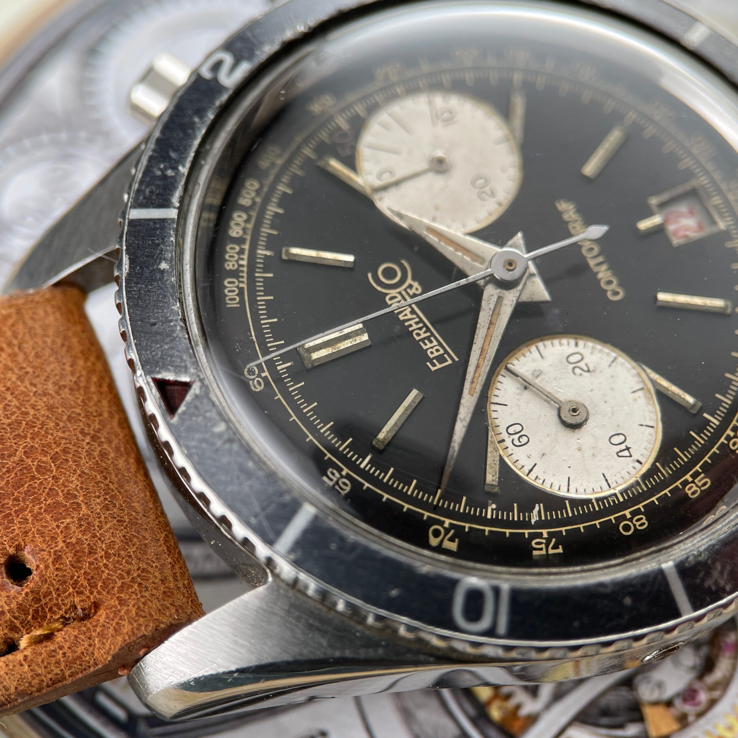 Eberhard & Co. Eberhard Contograf Re. 14901 Chronograph ‘Reversed Panda’, photo 7 of 15