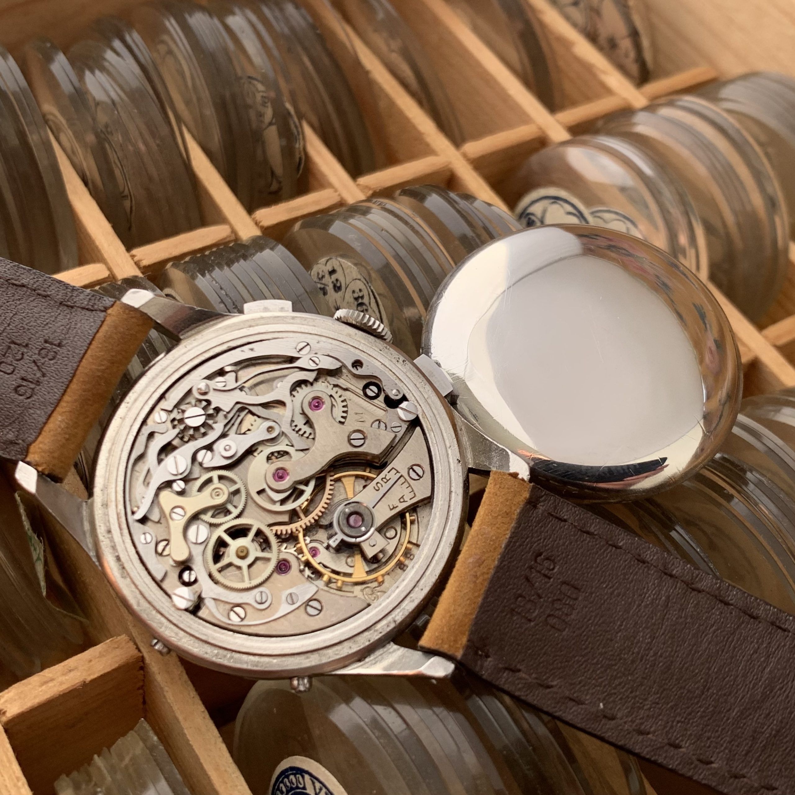 Record Watch & Co Rare Valjoux 88 Triple-Date Moonphase Chronograph, photo 11 of 15