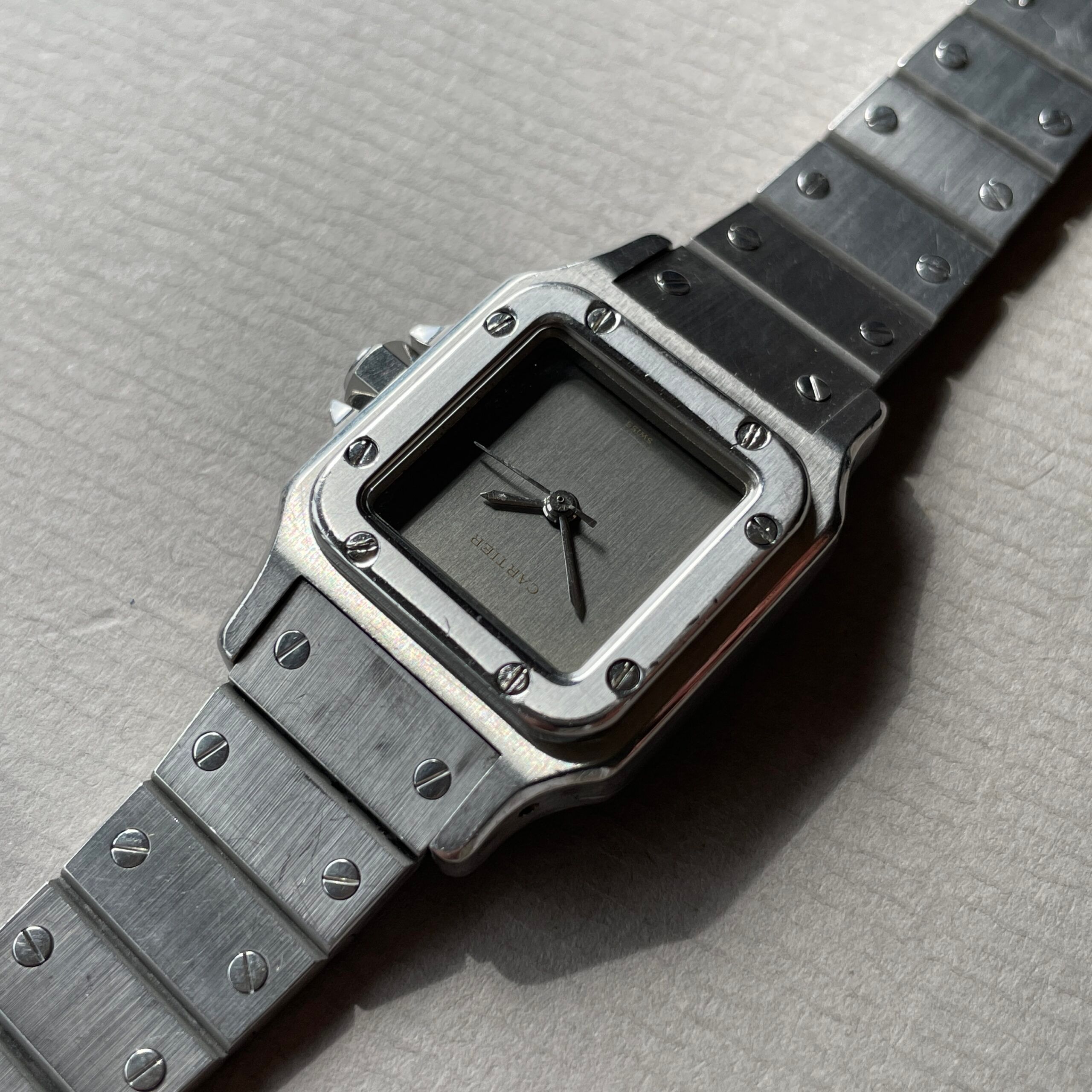 Cartier Santos Grey ‘Slate’ Dial