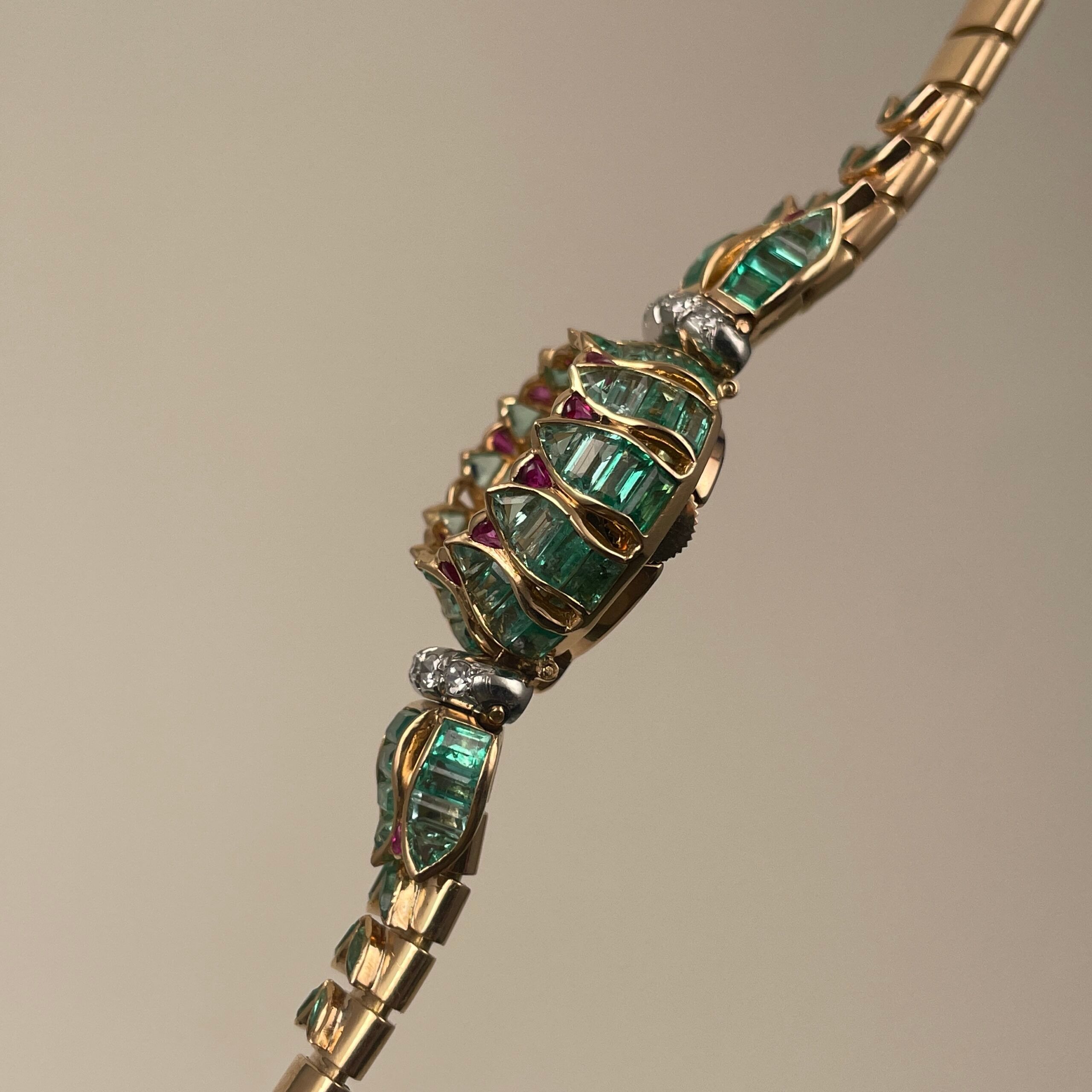 Pierre Sterlé Exceptional Gemstone Cocktail Watch, photo 4 of 16