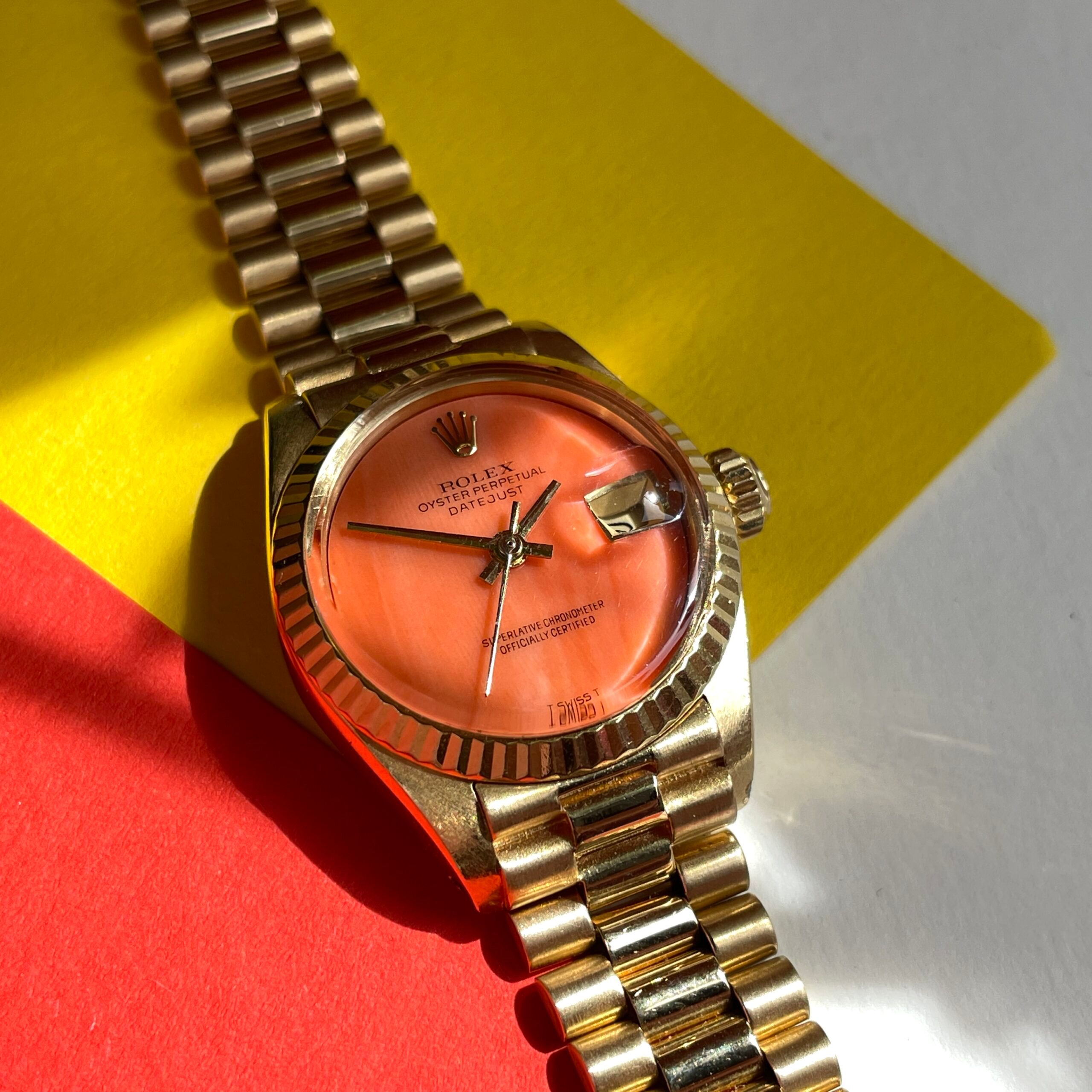 Rolex Datejust Coral Dial, photo 6 of 13