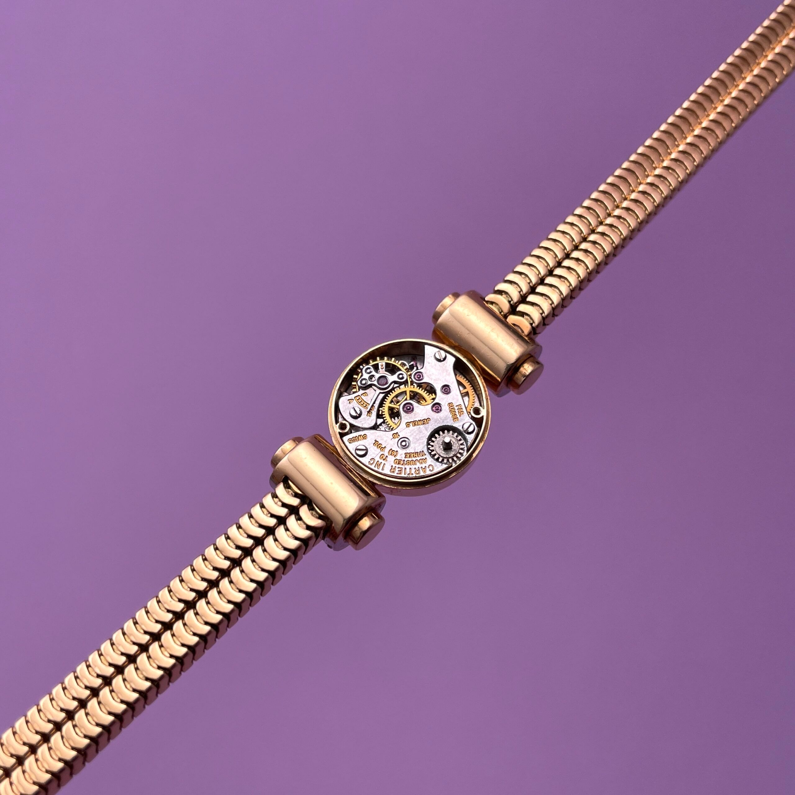 Cartier Art-Deco 1930s Gold & Diamond Cocktail Watch, photo 13 of 15