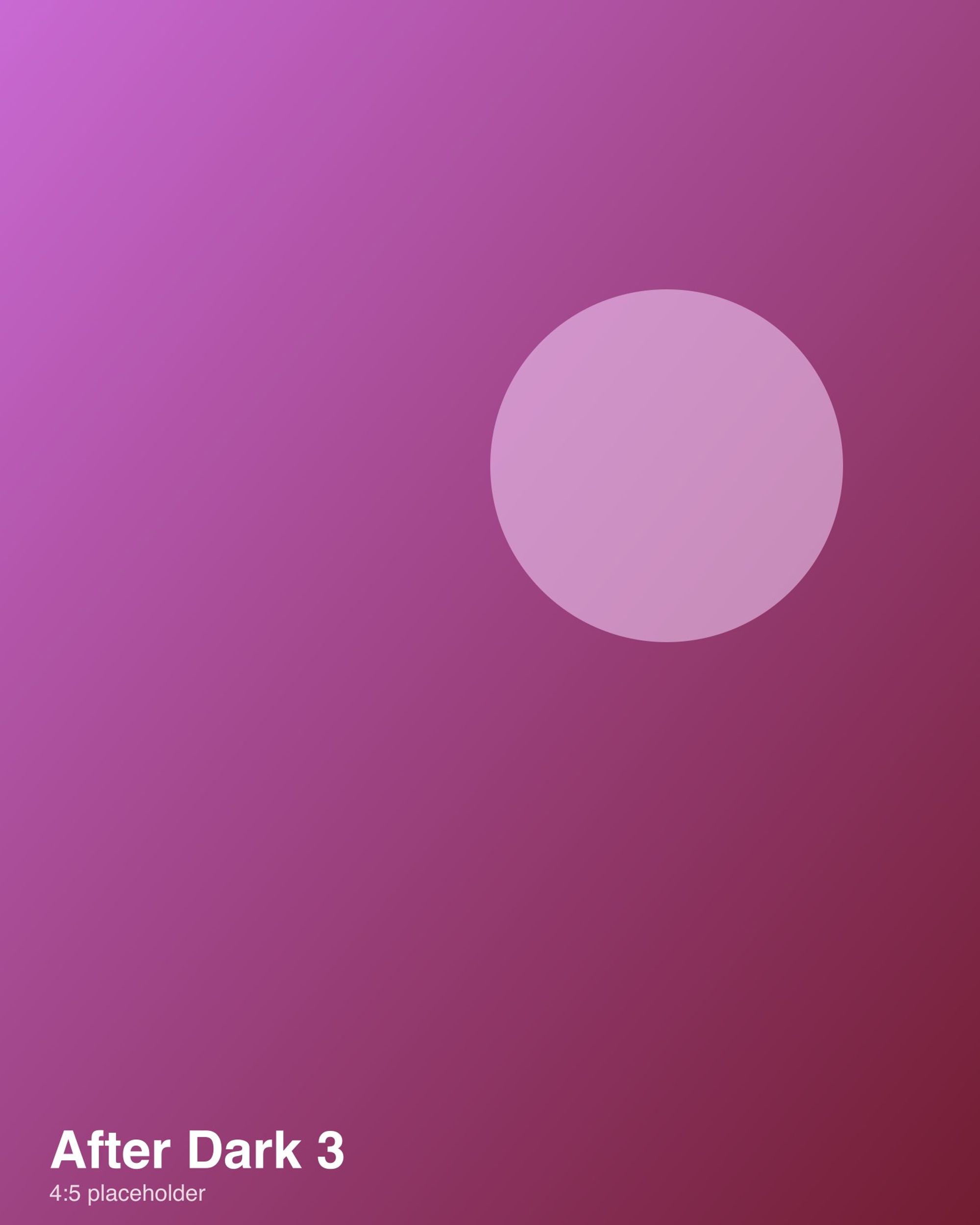 After Dark No. 3