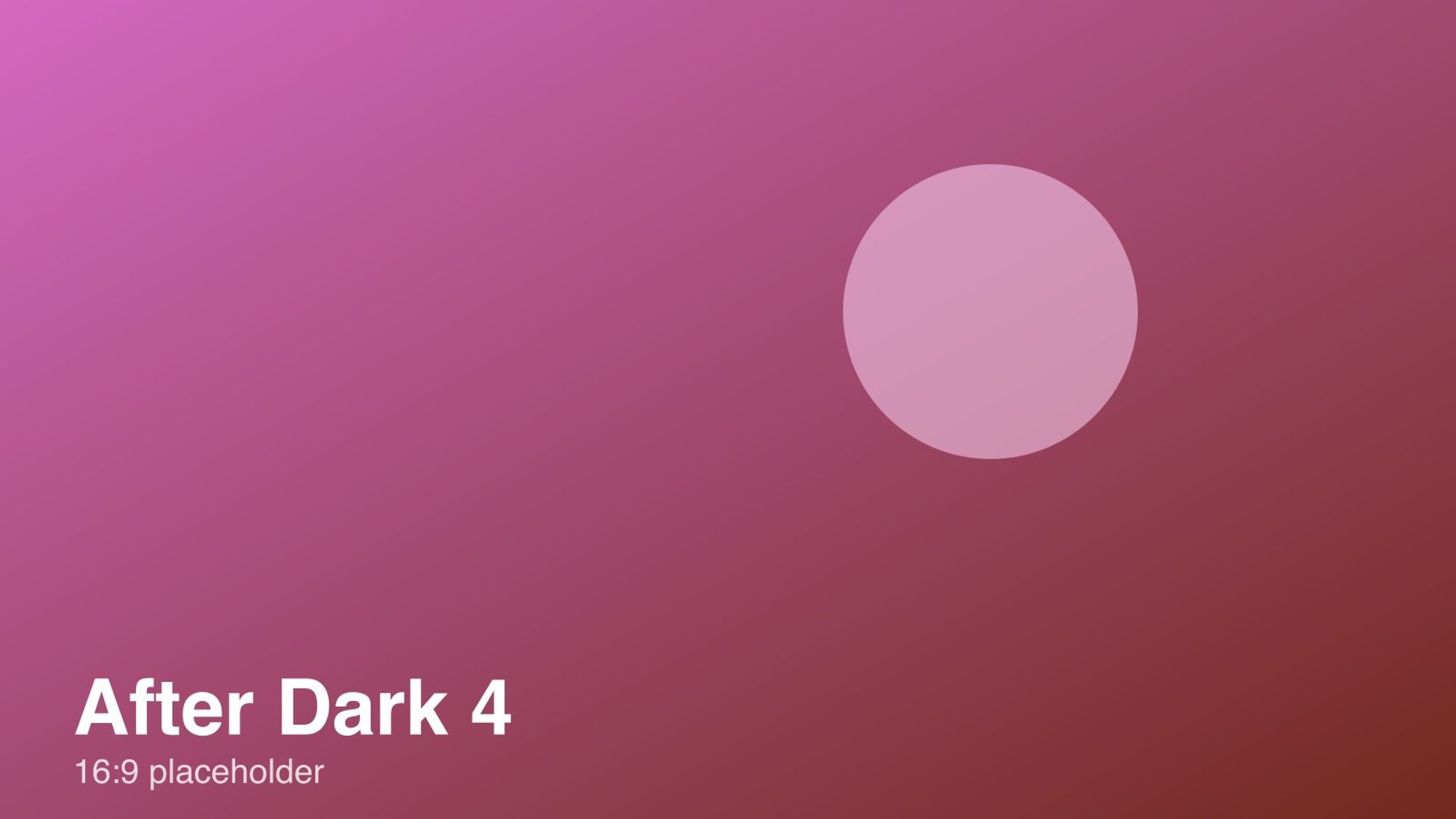 After Dark No. 4