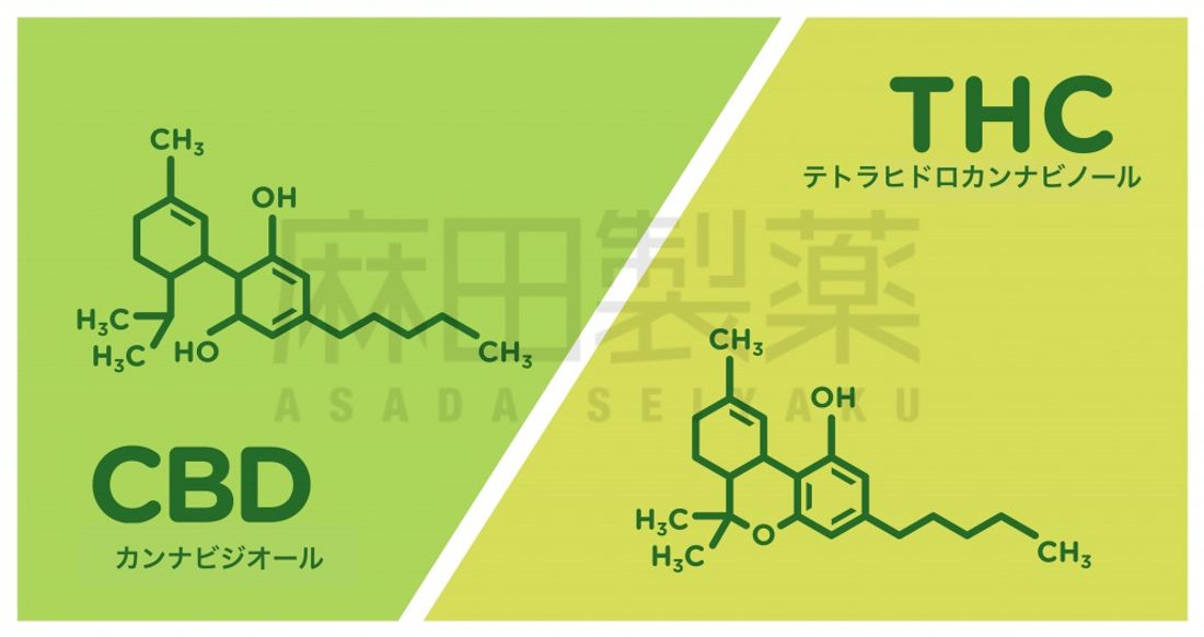 CBDとTHCの違い