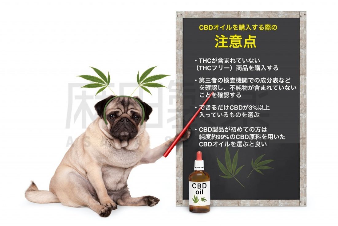 CBDを購入する際の注意点