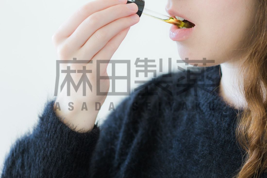 CBDオイルの舌下摂取