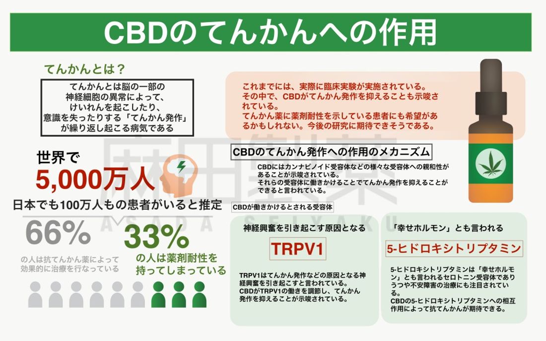 CBDのてんかんへの作用