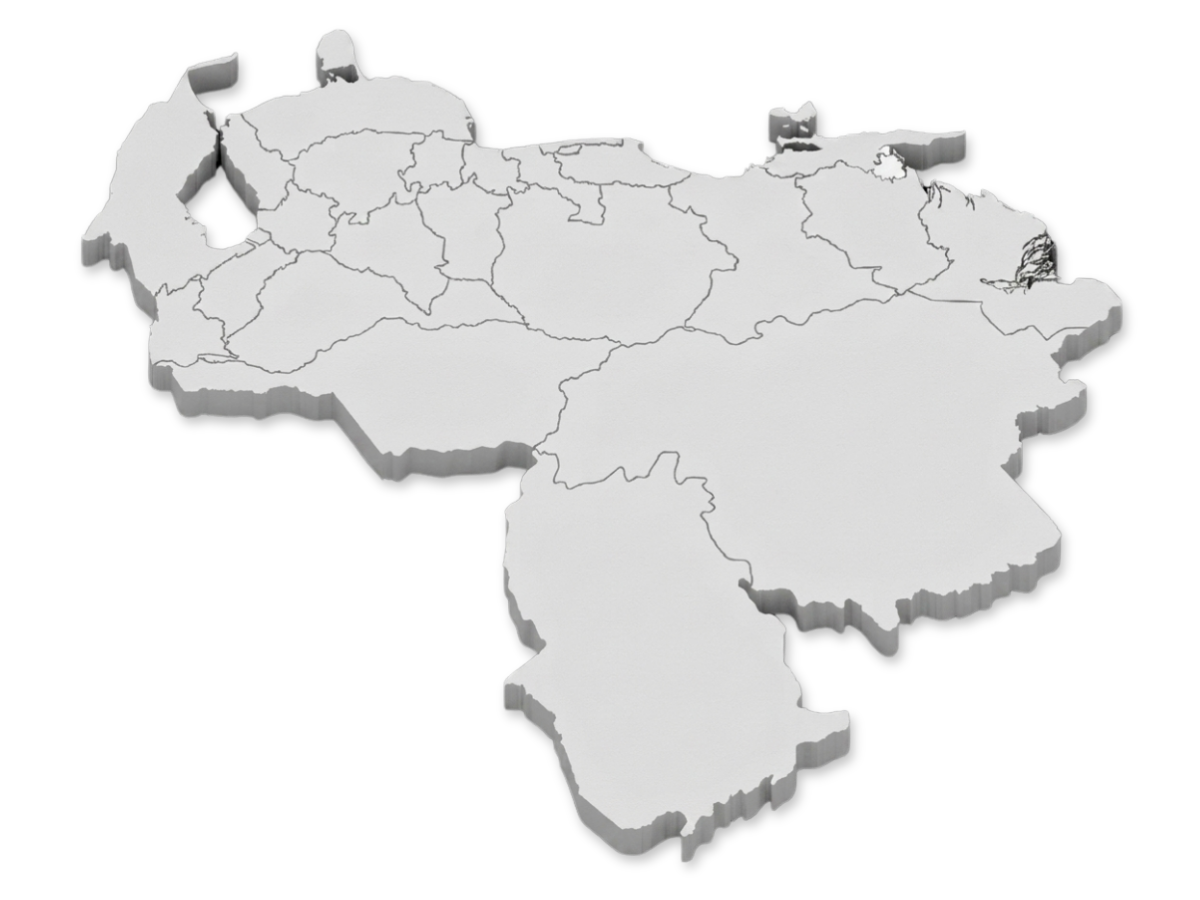 Mapa 3D de Venezuela - SPS Risk Vigilancia